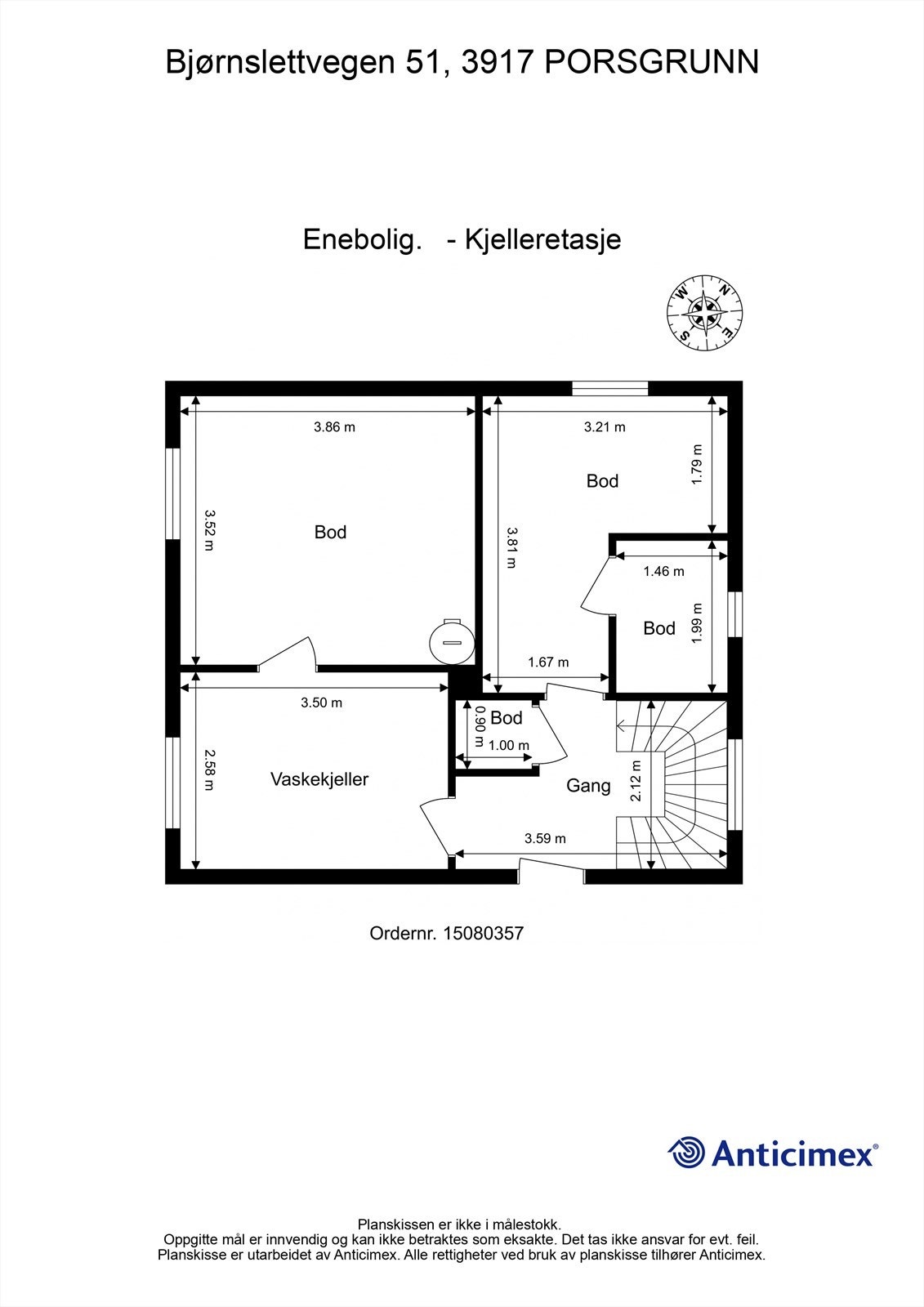 Plantegning kjelleretasje. Galleribilde