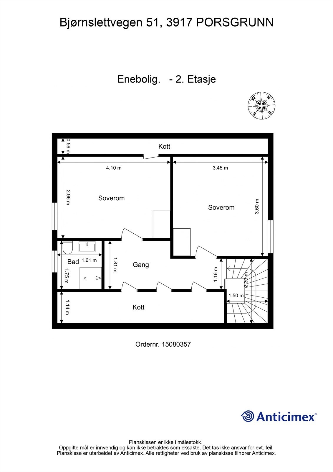 Plantegning 2. etasje. Galleribilde