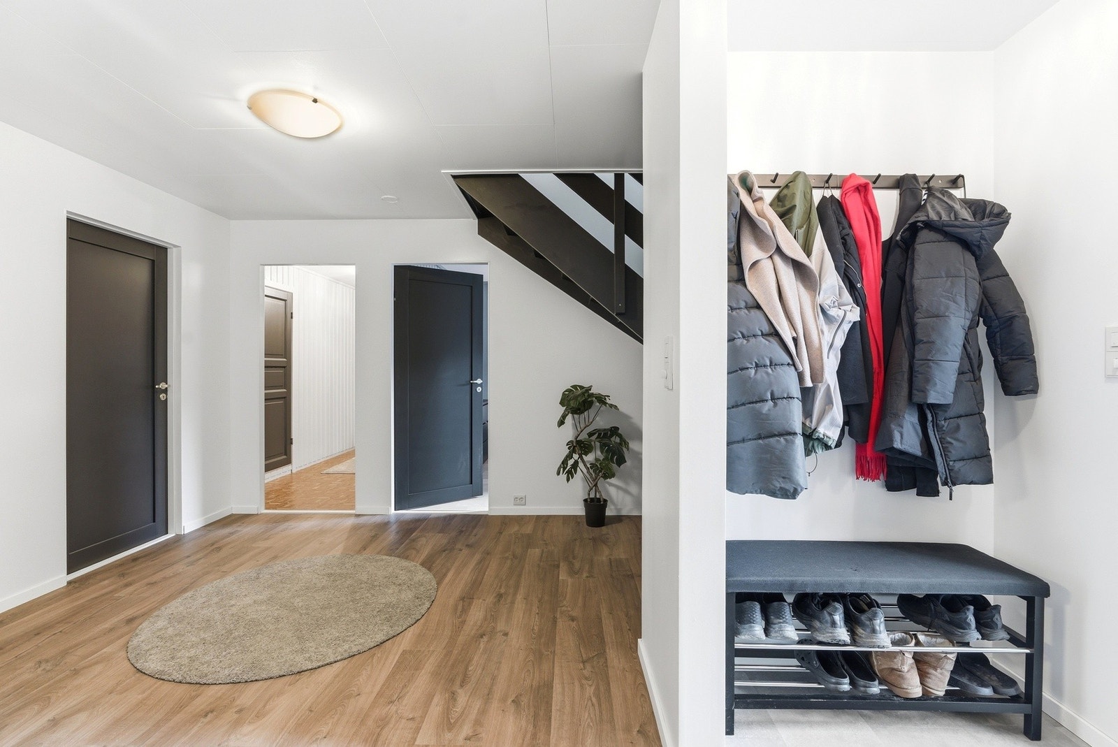 Entré og gang ble pusset opp i 2025. Galleribilde