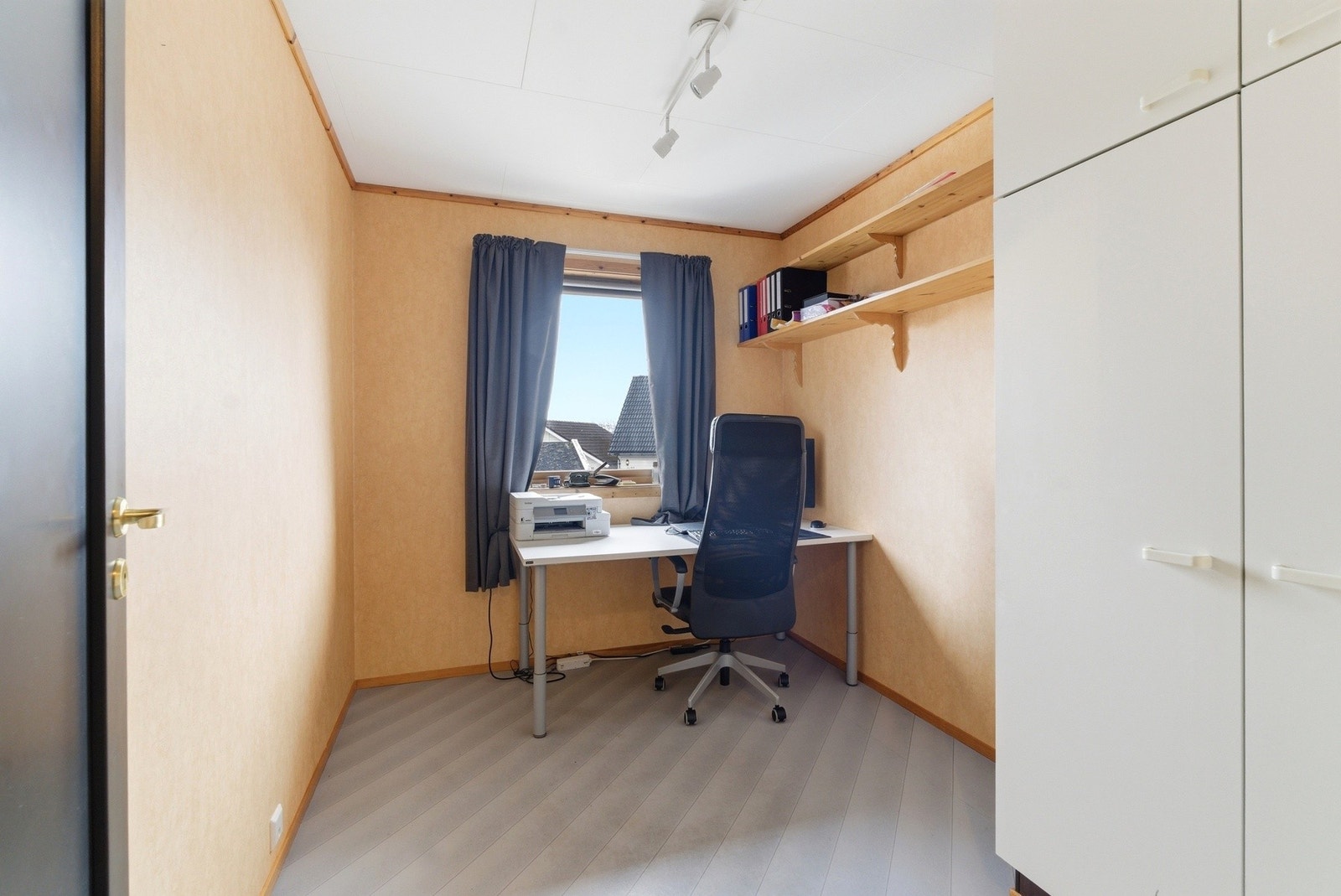 Det siste soverommet benyttes i dag som kontor. Galleribilde