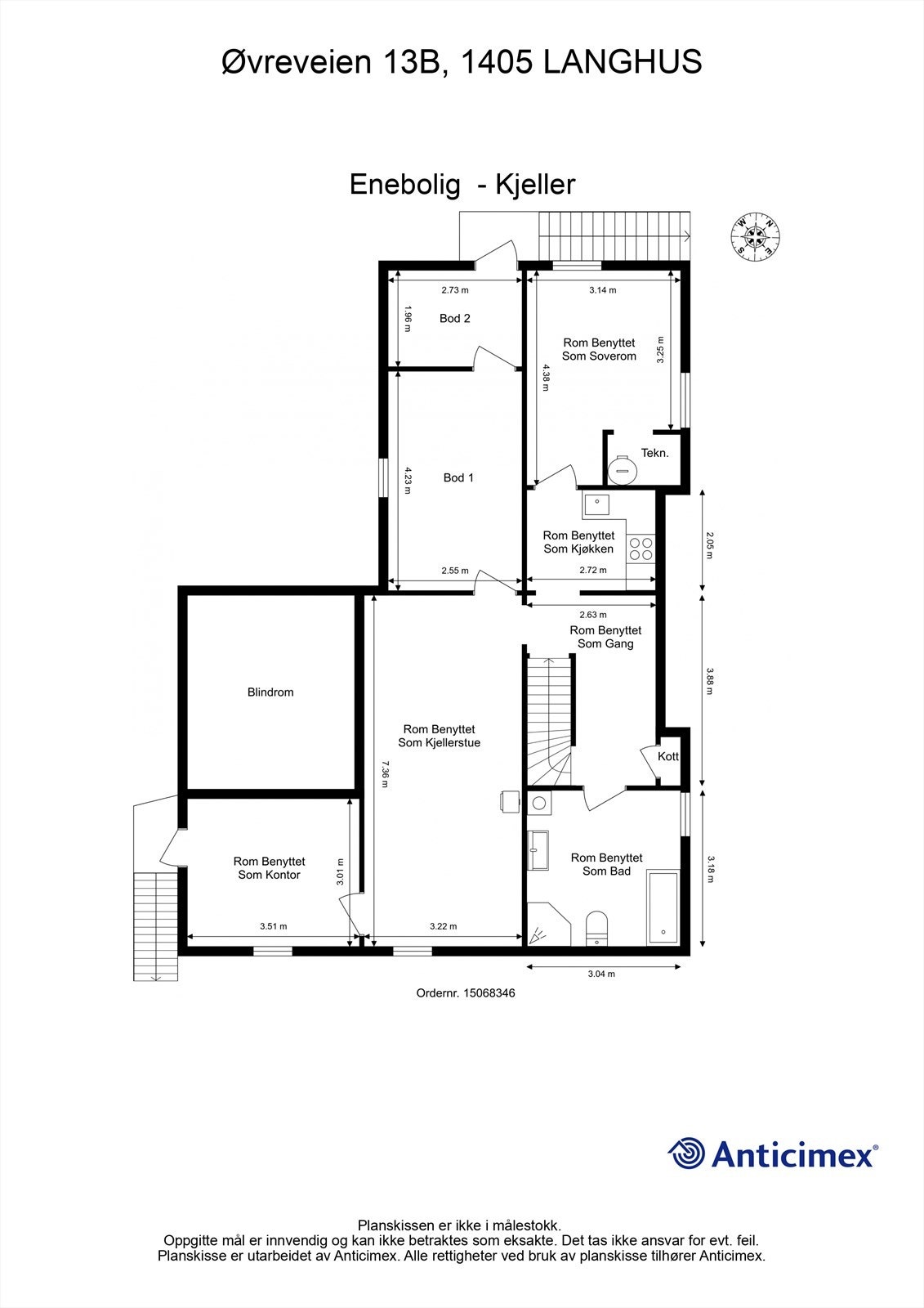 Plantegning - Kjeller Galleribilde