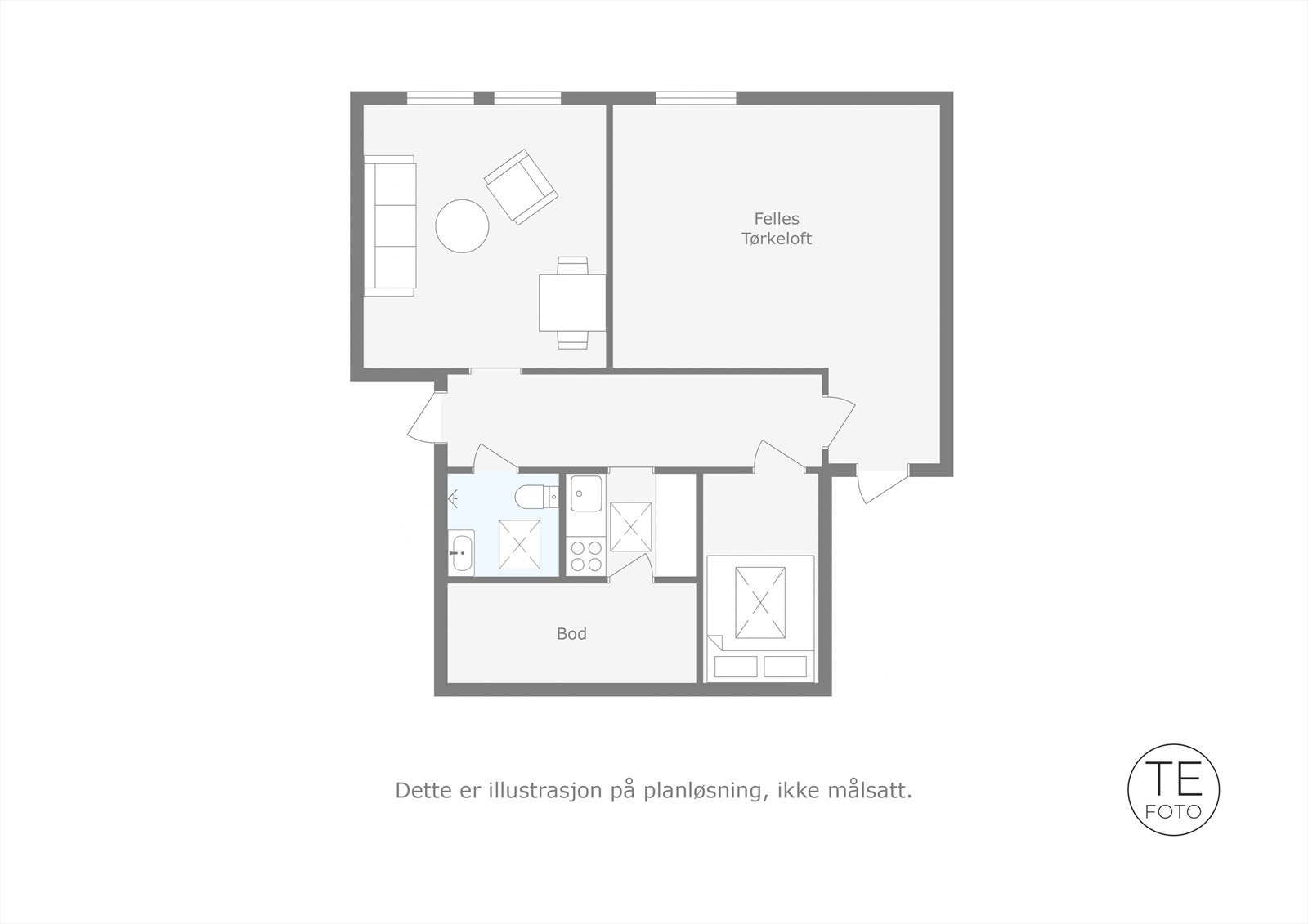 Plantegning Galleribilde