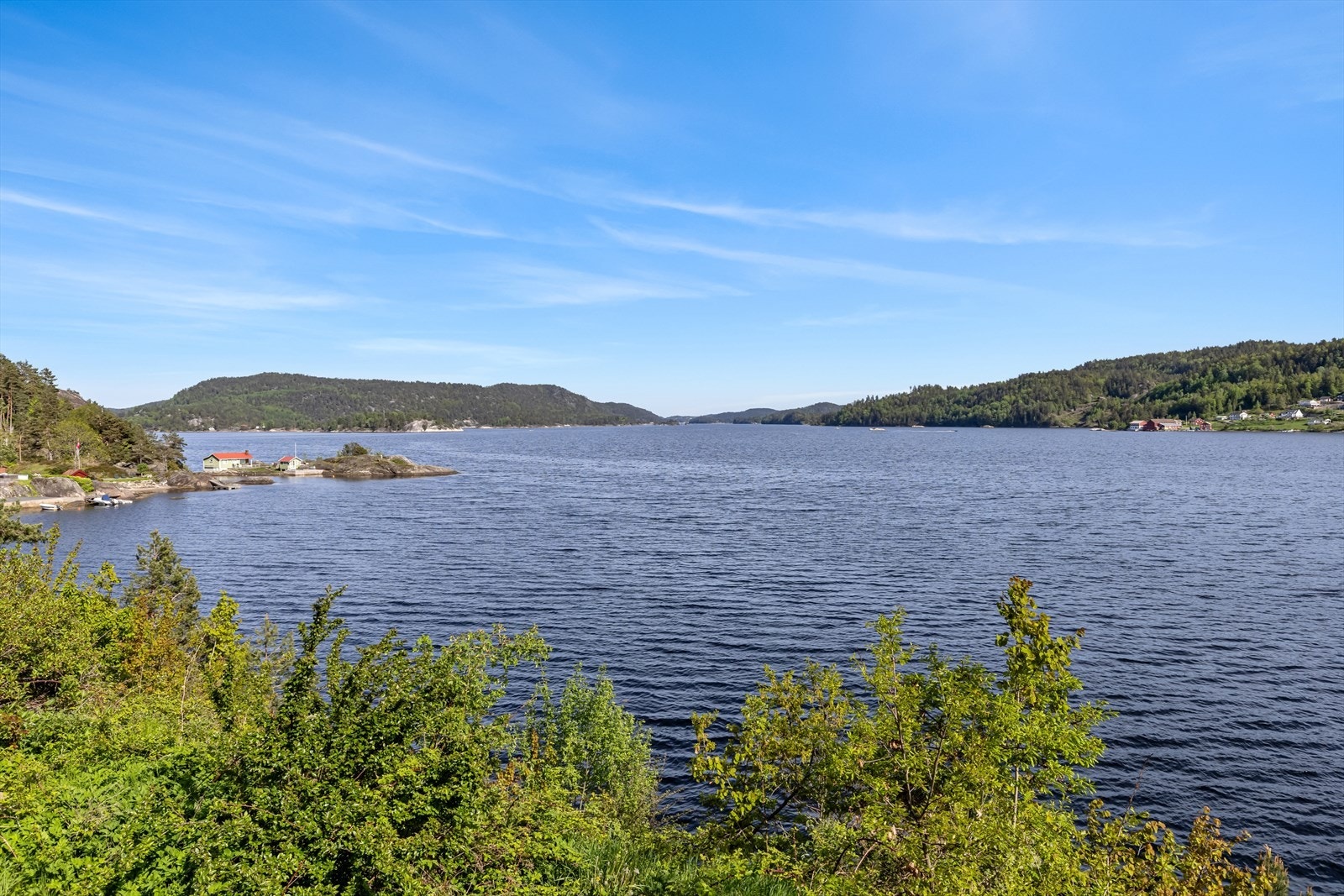 Nydelig utsikt fra terrasse Galleribilde
