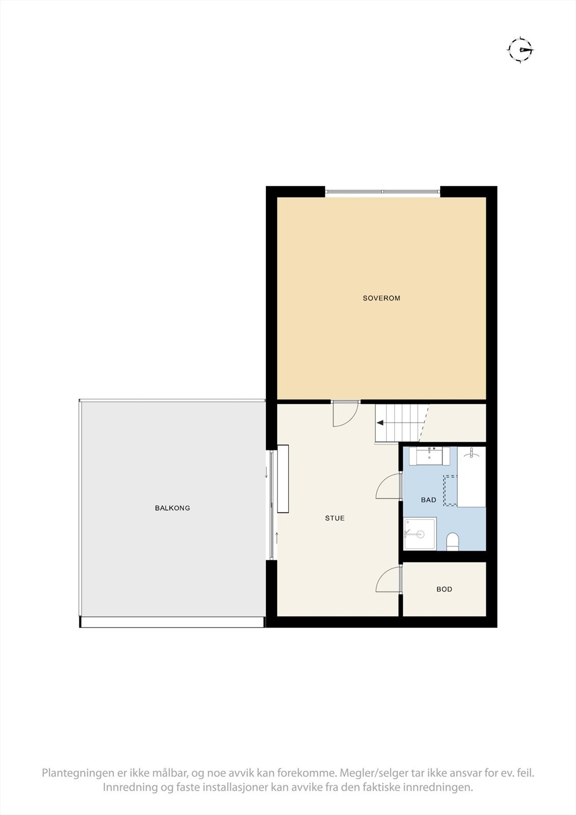 Plantegning 2. etasje Galleribilde