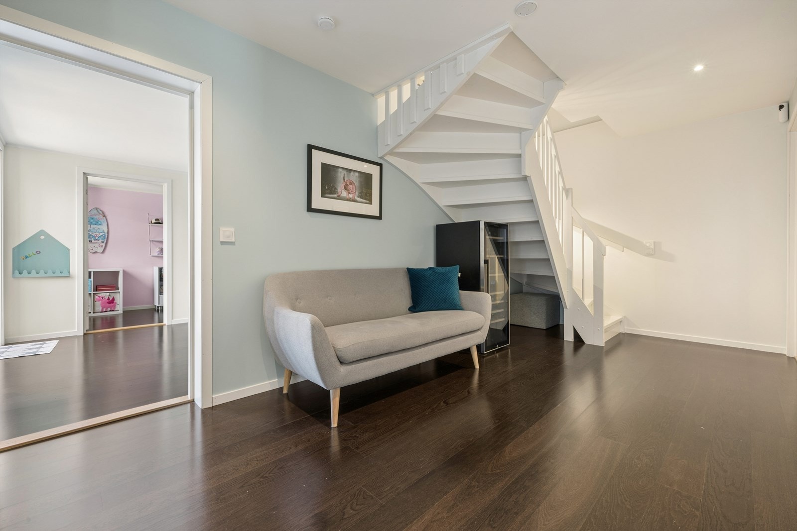 Trappegang underetasje Galleribilde