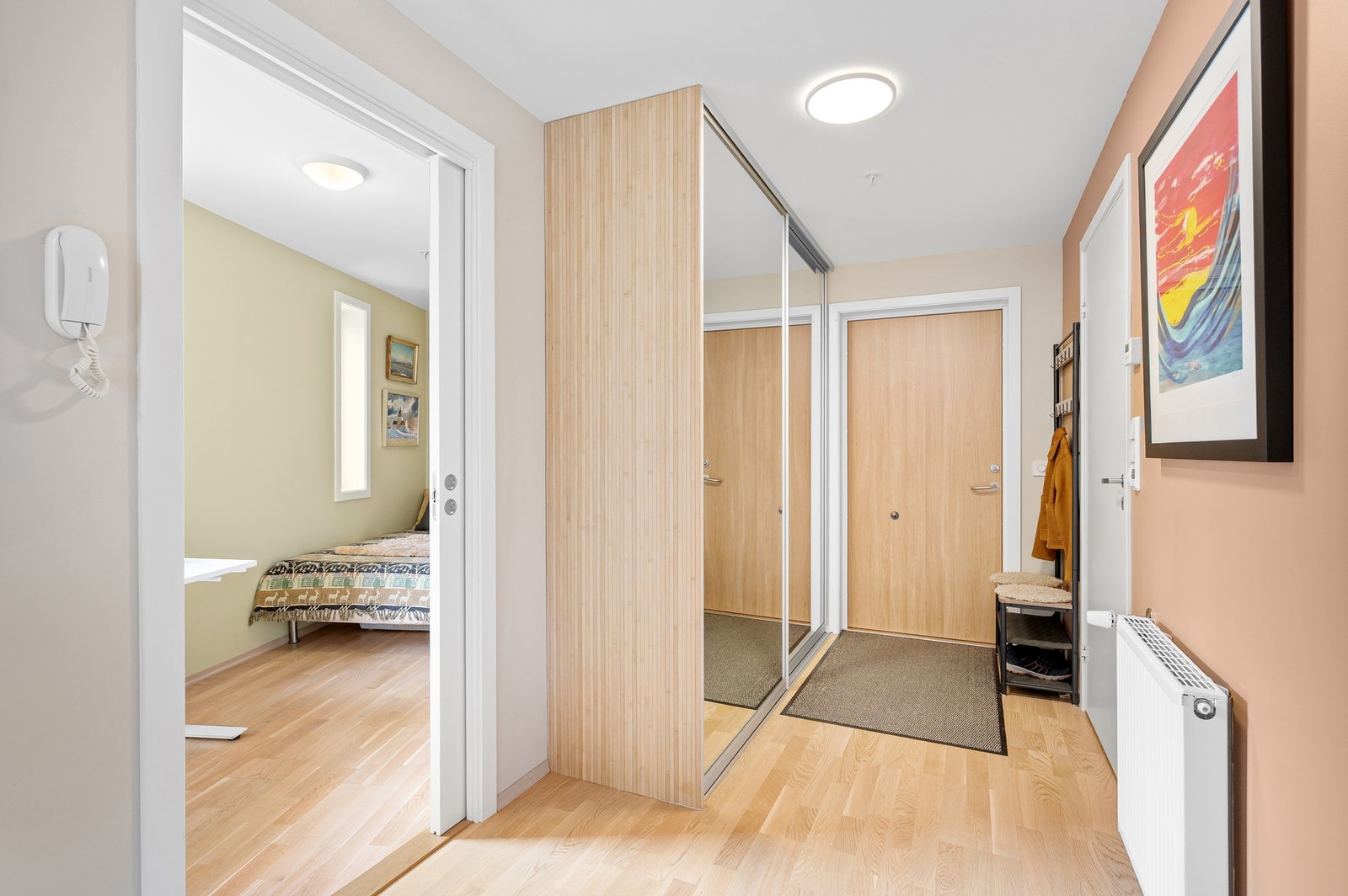 Første dør til høyre fra inngangspartiet, finner man soverom nr. 2. Galleribilde