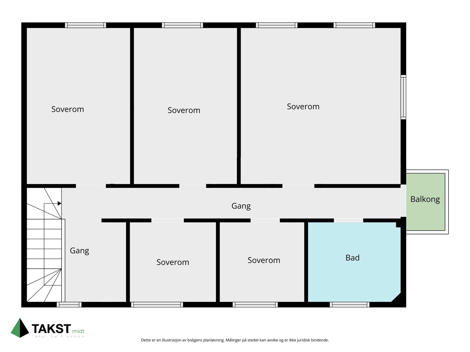 Planskisse 2. etasje Galleribilde