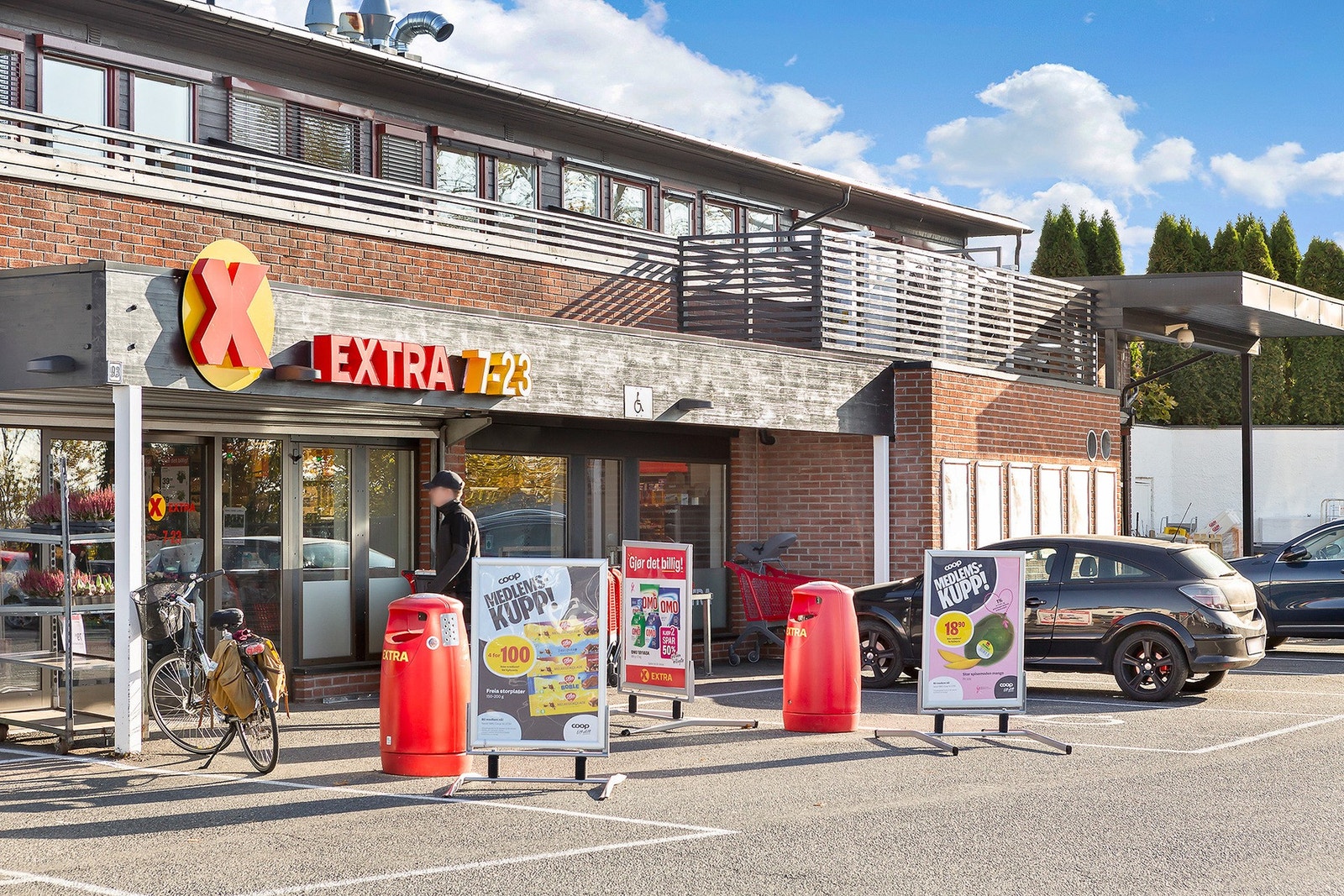 Dagligvarehandelen kan enkelt gjøres hos Coop Extra Haslum Galleribilde
