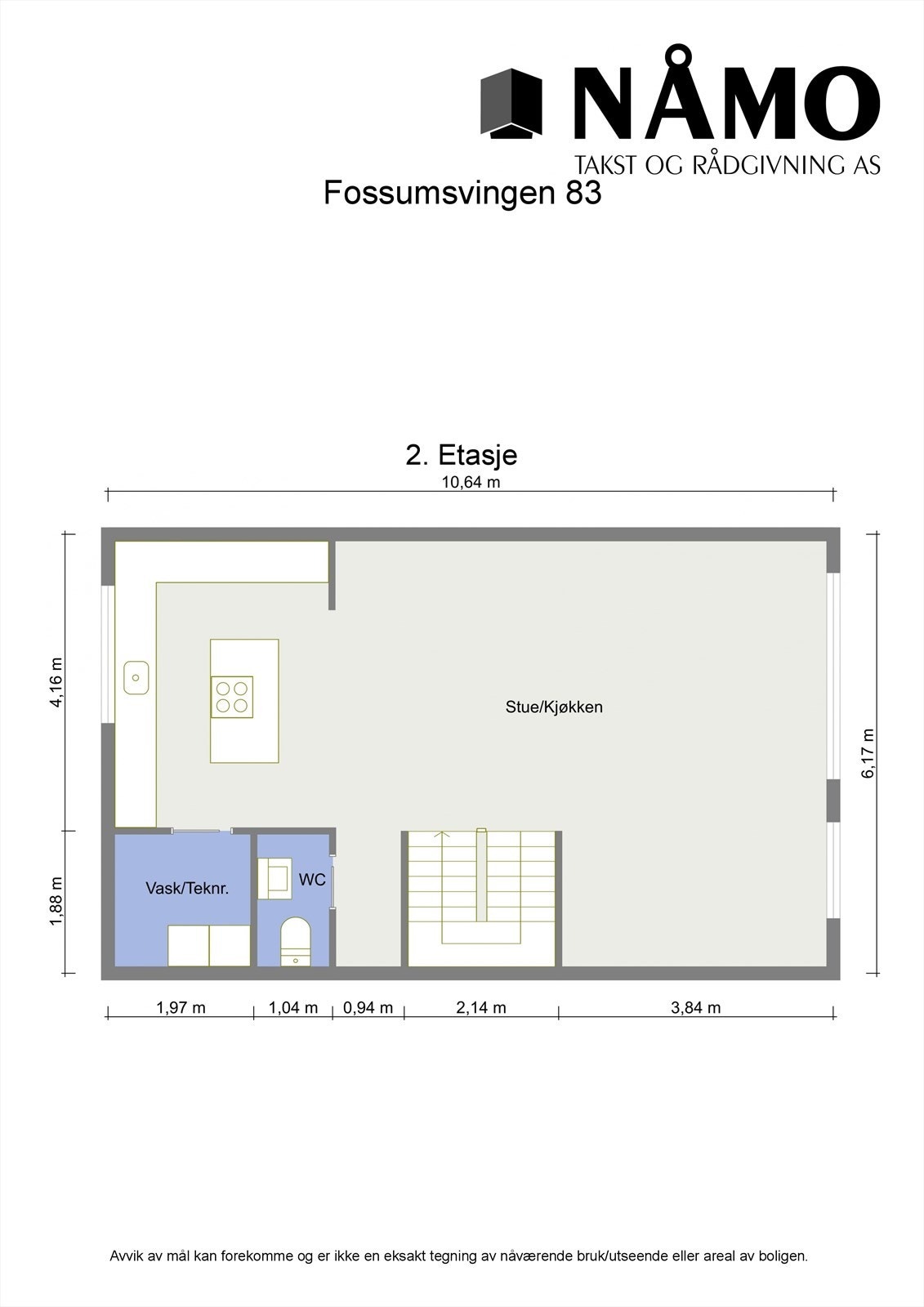 Plantegning 2. etasje Galleribilde