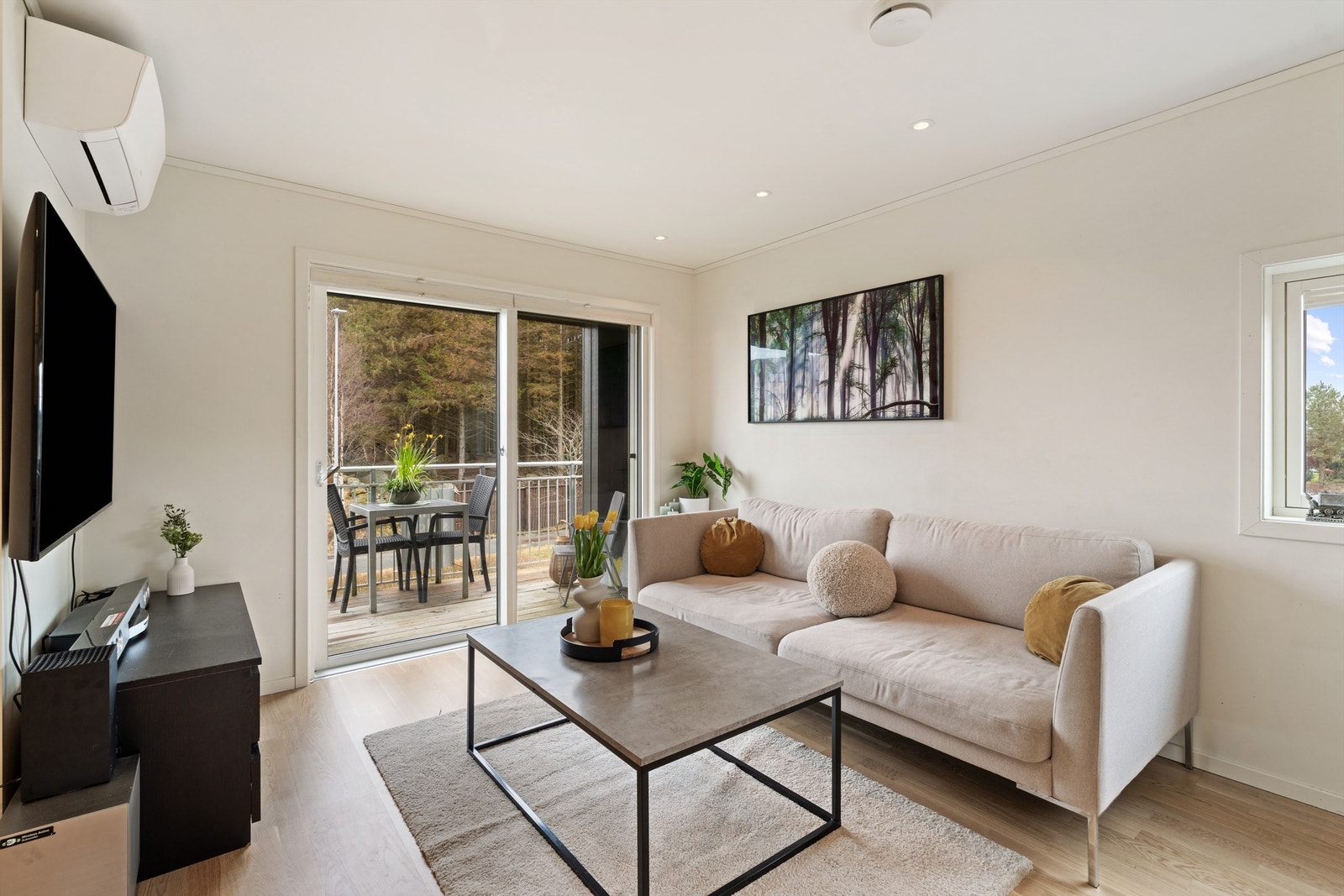 Varmepumpe i stuen. Galleribilde