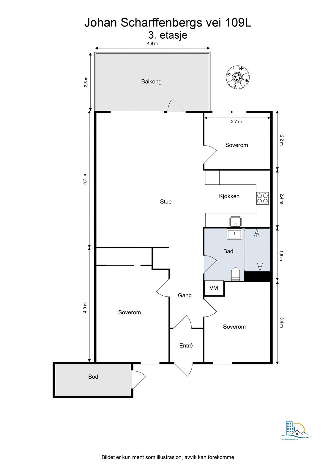 Planløsning. Galleribilde