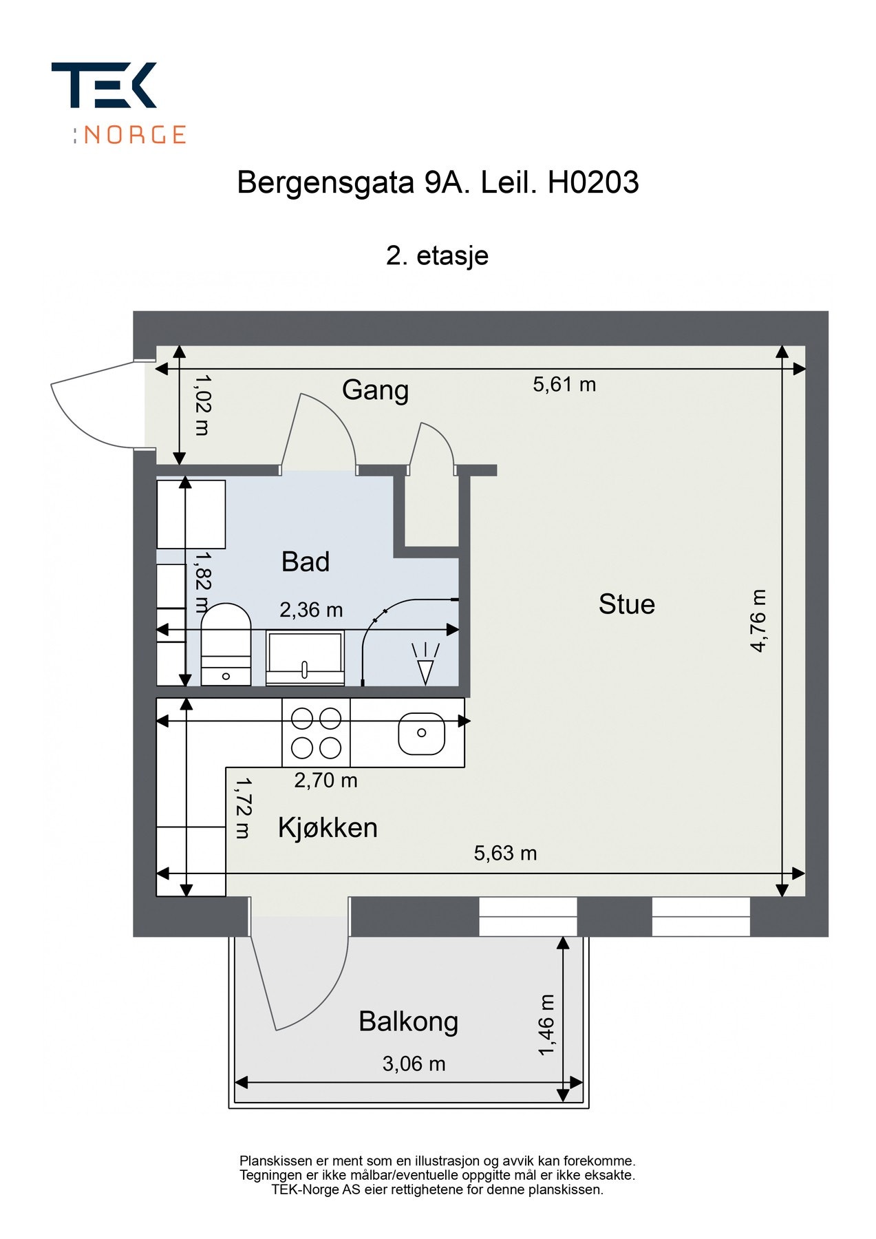 Plantegning Galleribilde