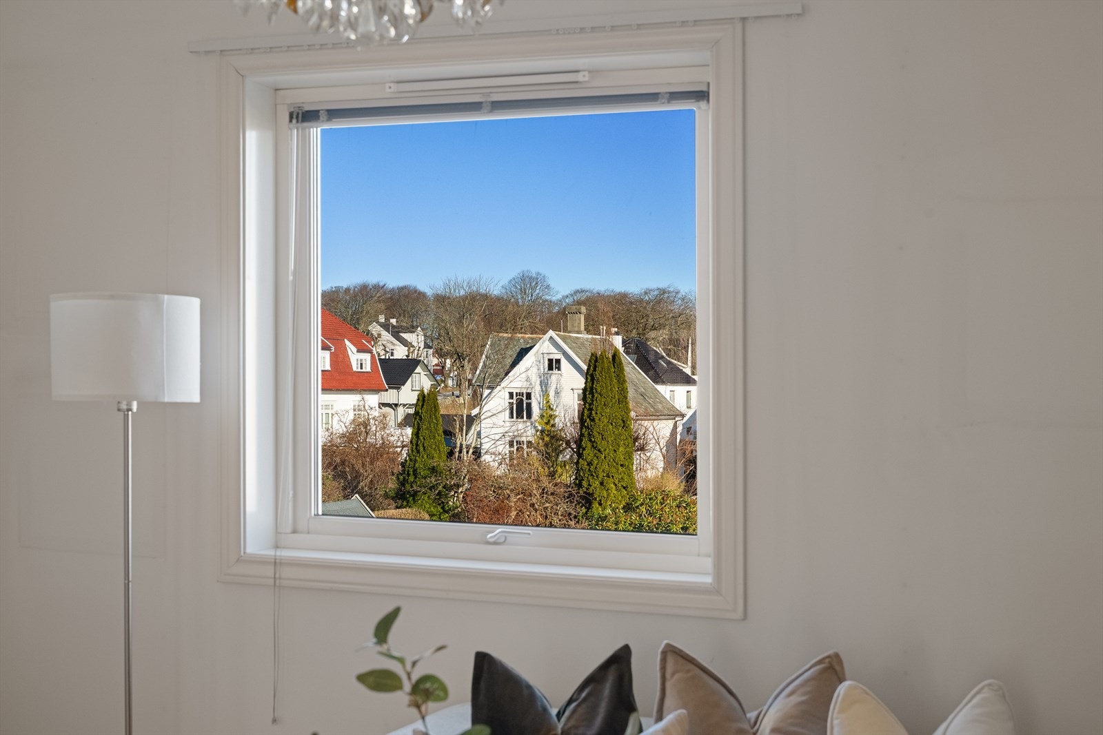 Utsikt over et flott nabolag Galleribilde