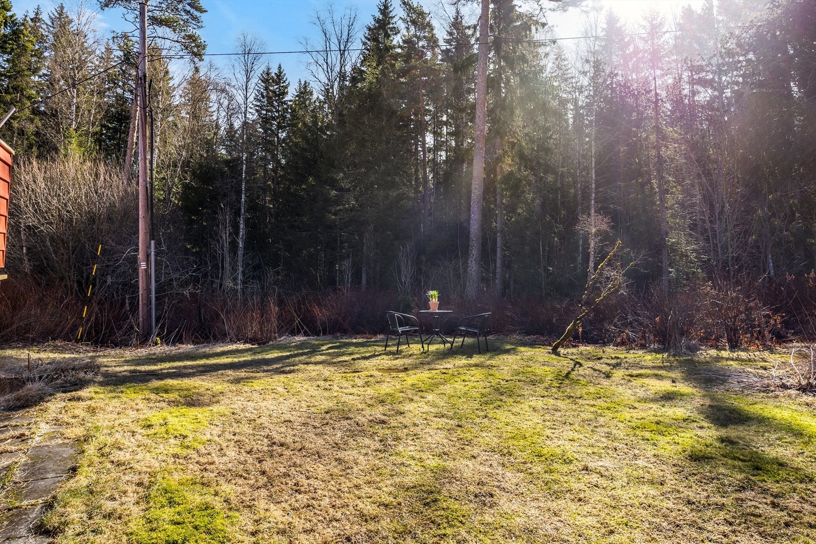 Gode solforhold gir en fin uteplass store deler av året. Galleribilde