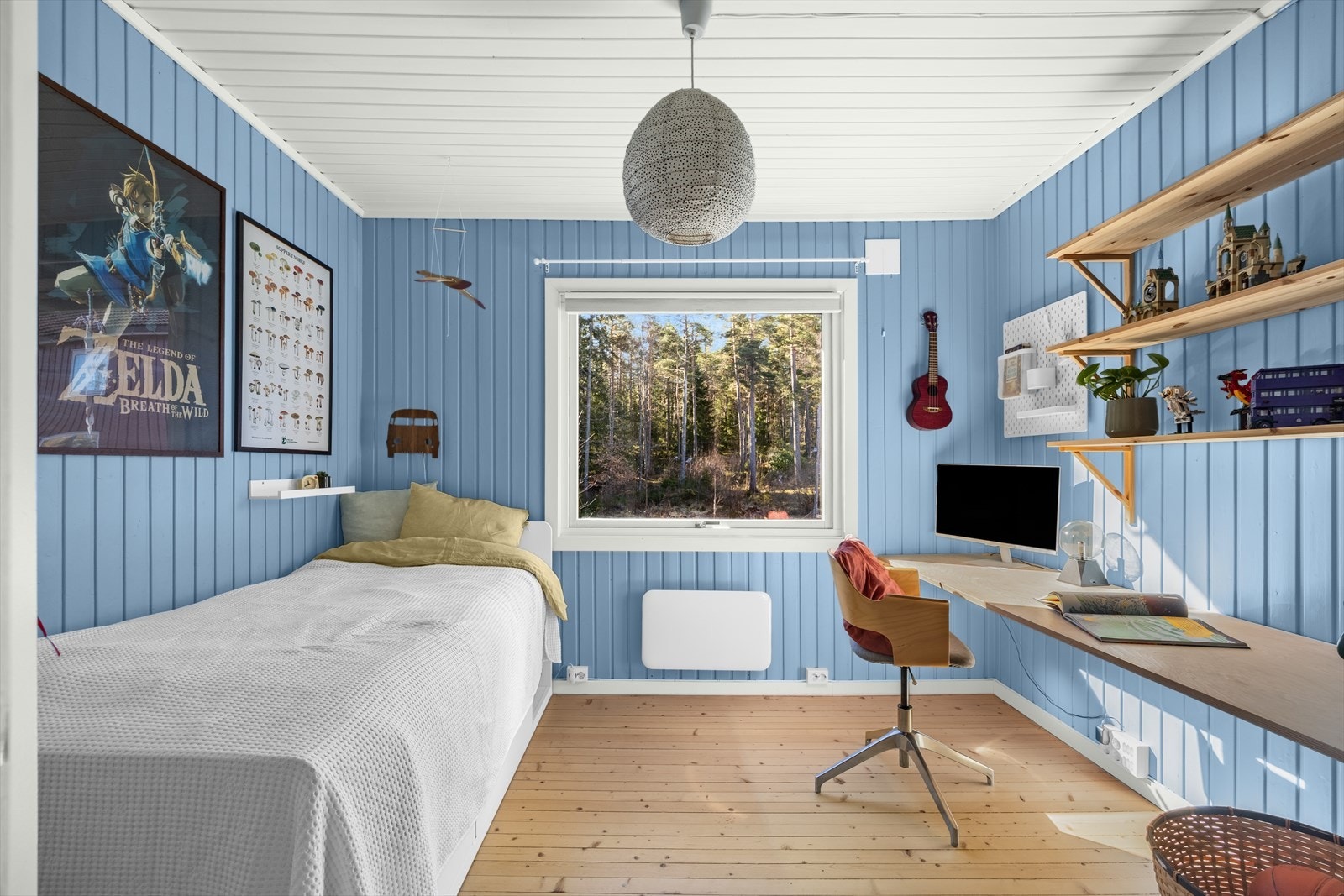 Det tredje soverommet egner seg godt som barnerom, gjesterom eller kontor, avhengig av behov. Galleribilde