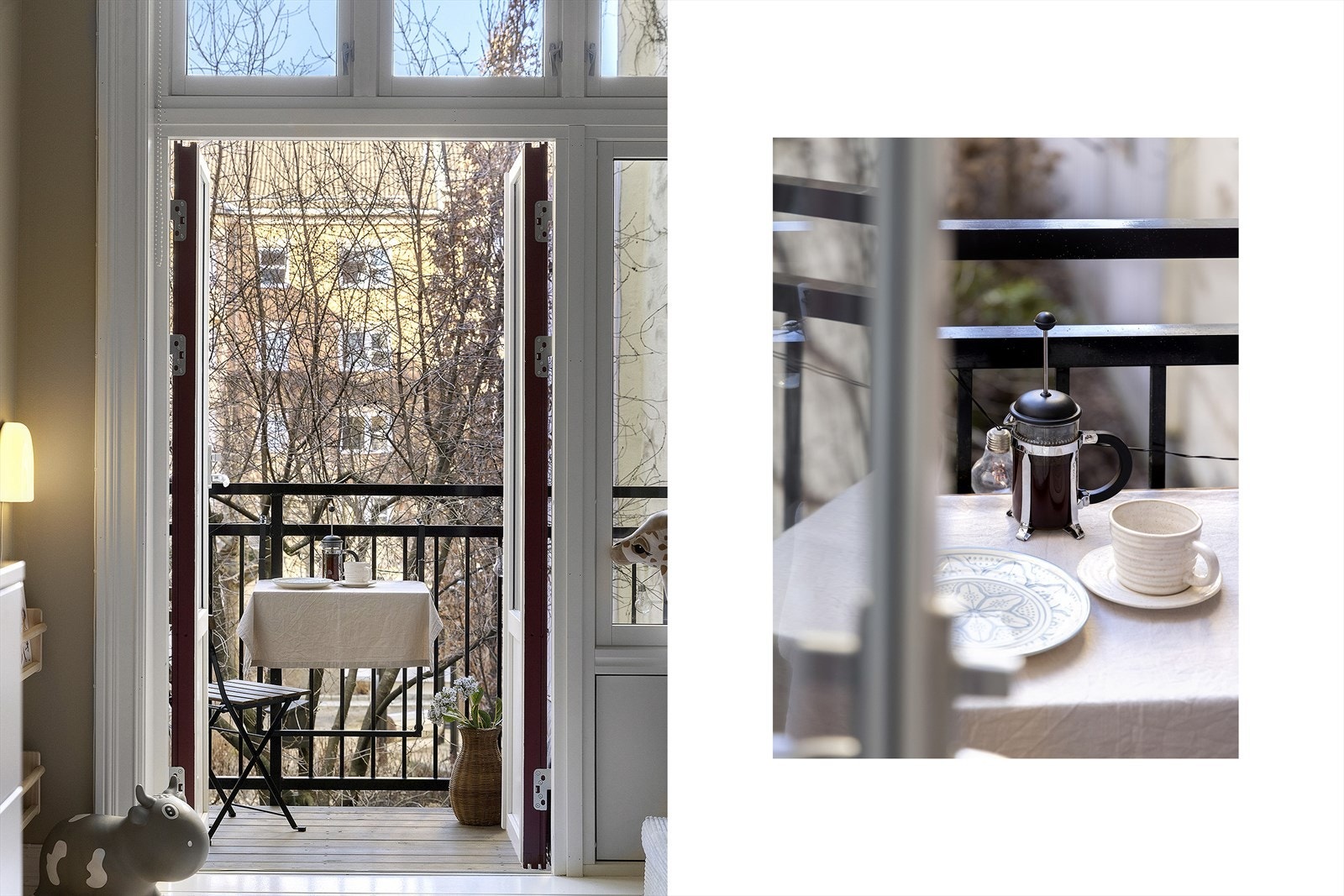 Nyt formiddag / ettermiddagssol og koselige frokoster mot det som må sies å være et av Oslos fineste bakgårder Galleribilde