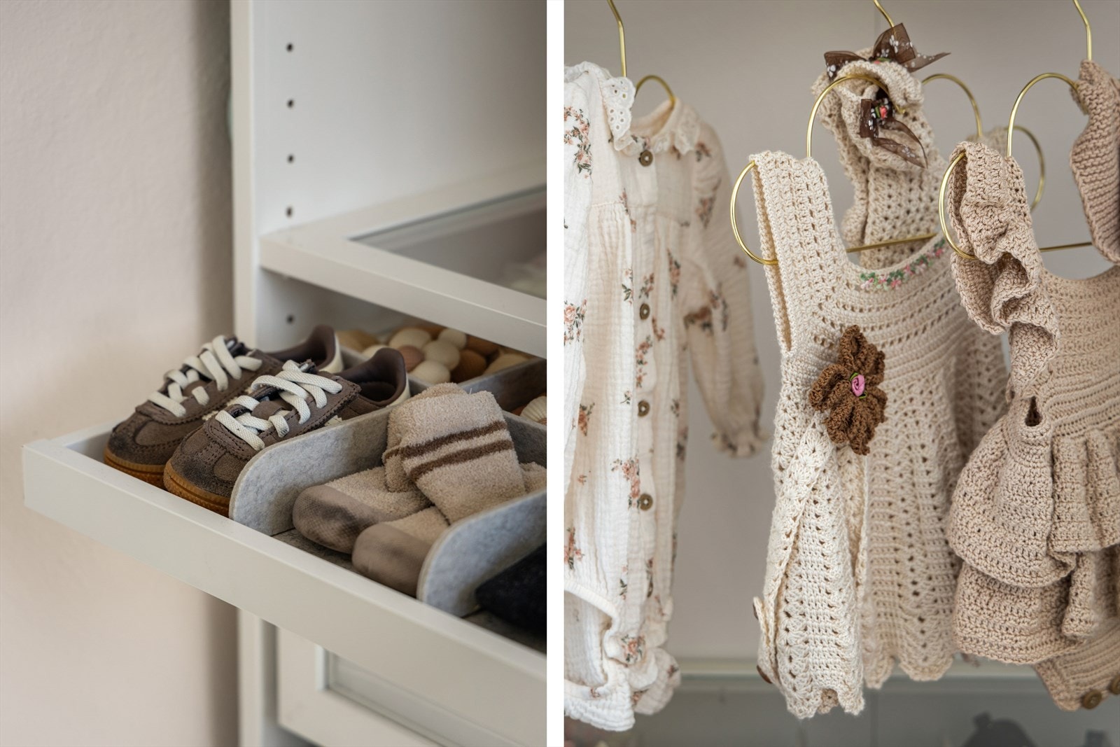 Praktiske oppbevaringsmuligheter med plass til både klær og sko. Galleribilde