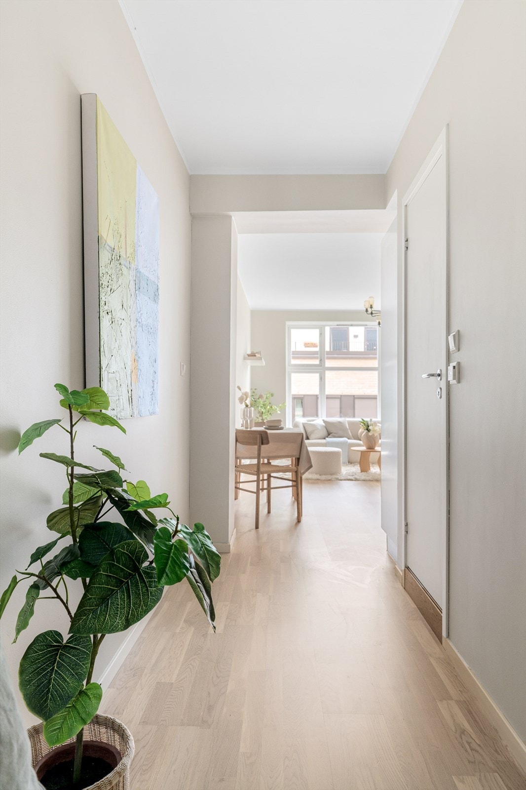 Herfra har du adkomst til alle rom. Galleribilde