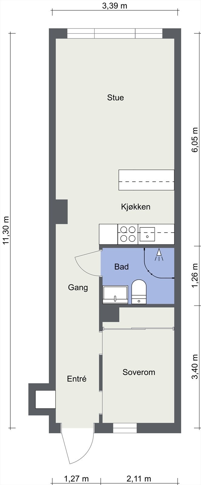 Plantegning. Galleribilde