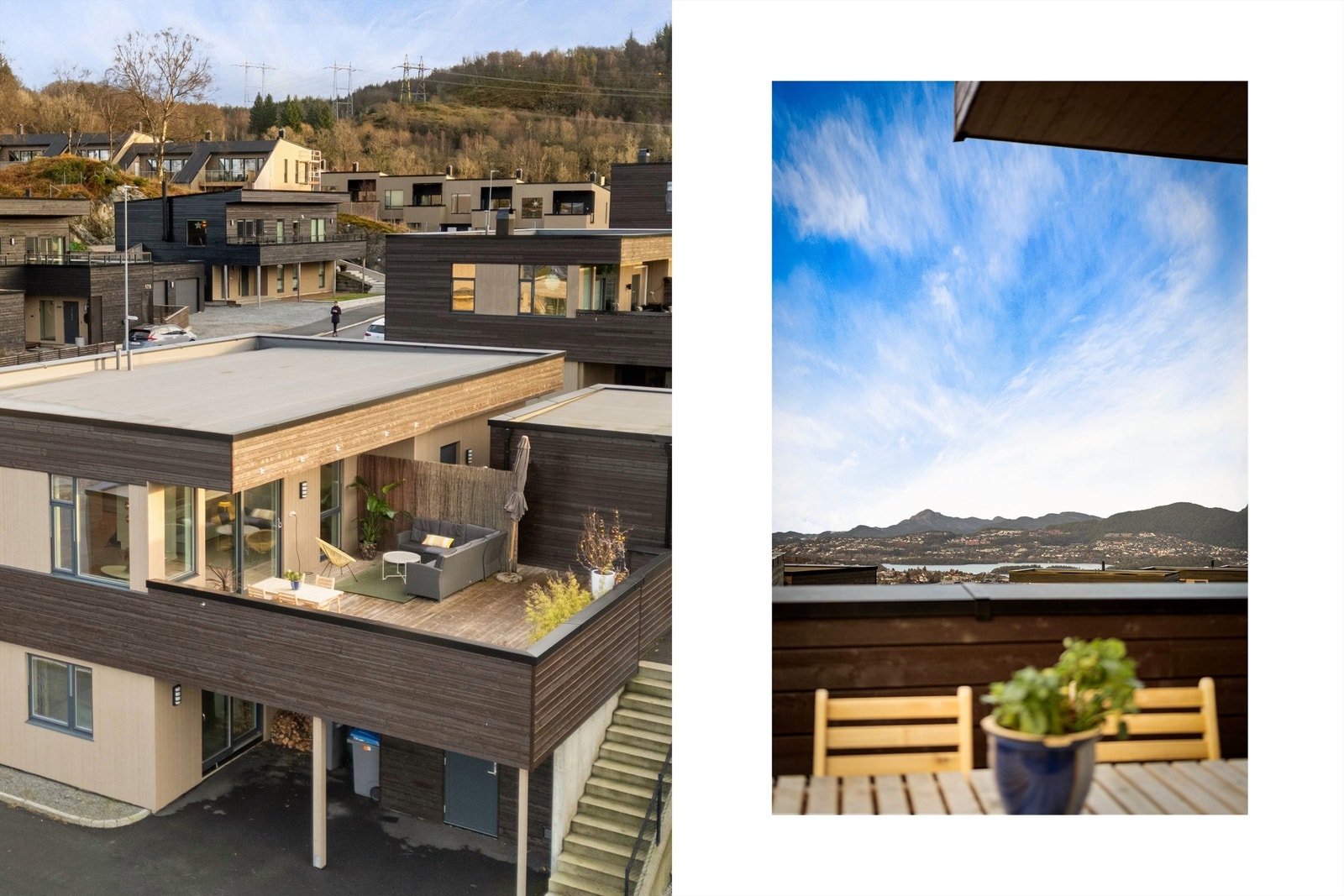 Boligen har umiddelbar nærhet til fine tur- og rekreasjonsområder på Smøråsfjellet. Galleribilde