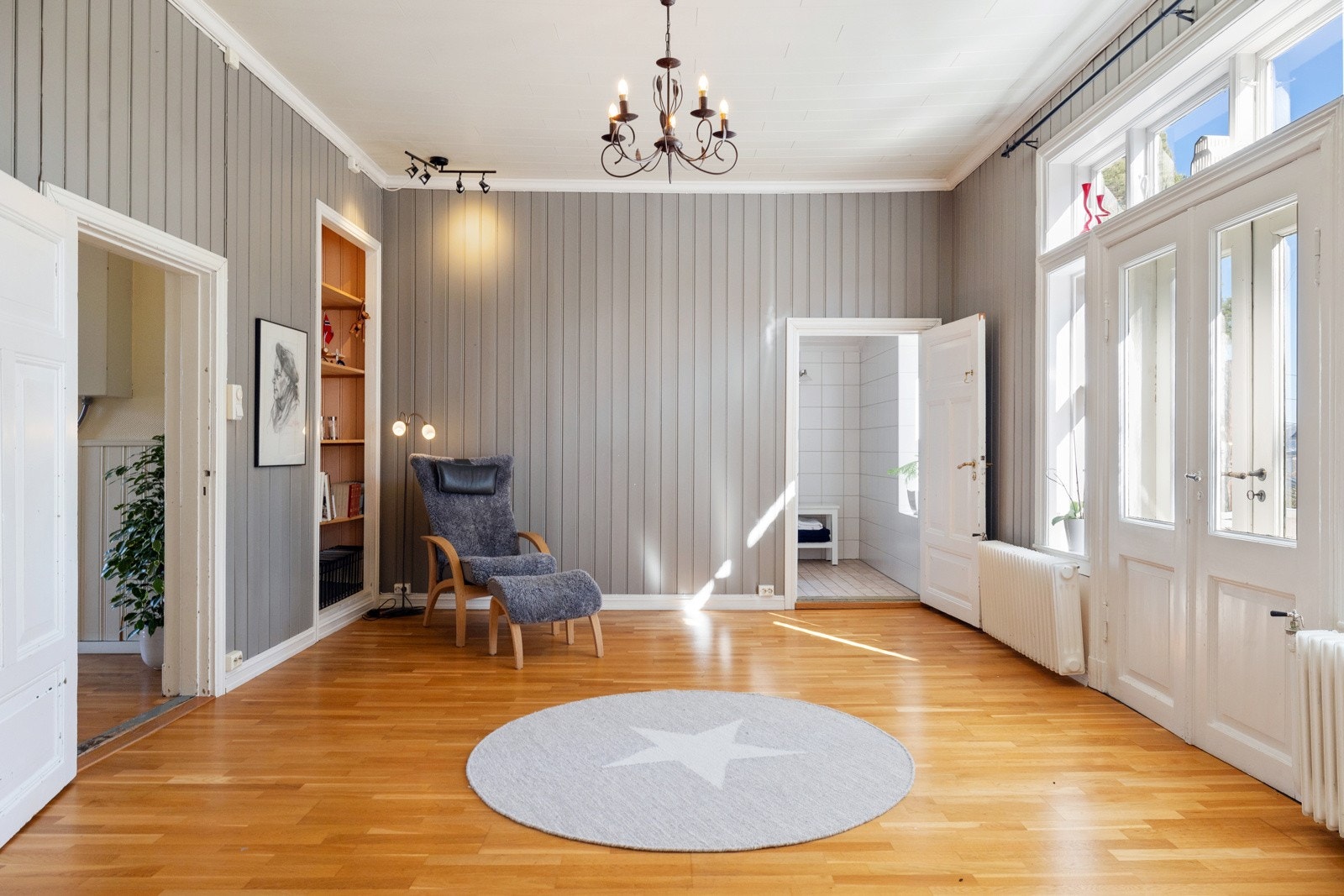 I andre enden av stuen ligger baderommet. Galleribilde