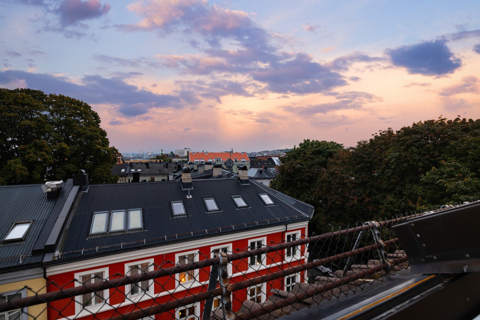 Flott utsyn over Oslo fra mesaninen. Galleribilde
