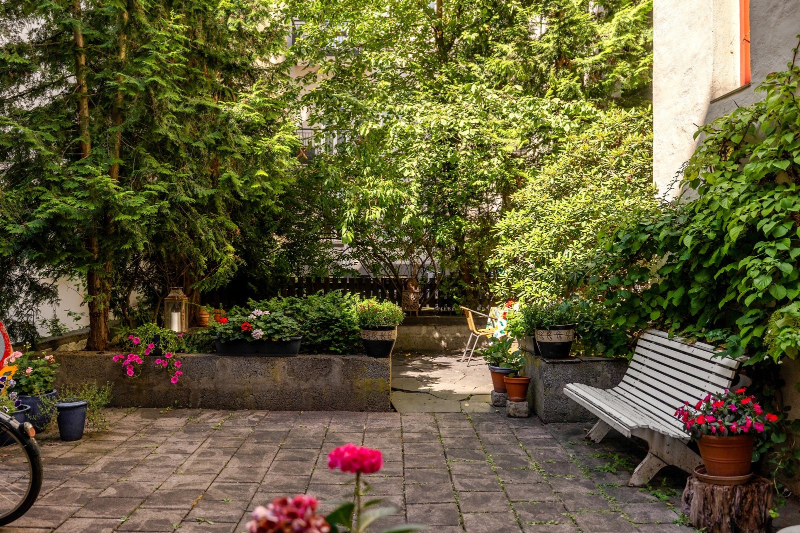 Bakgård Galleribilde