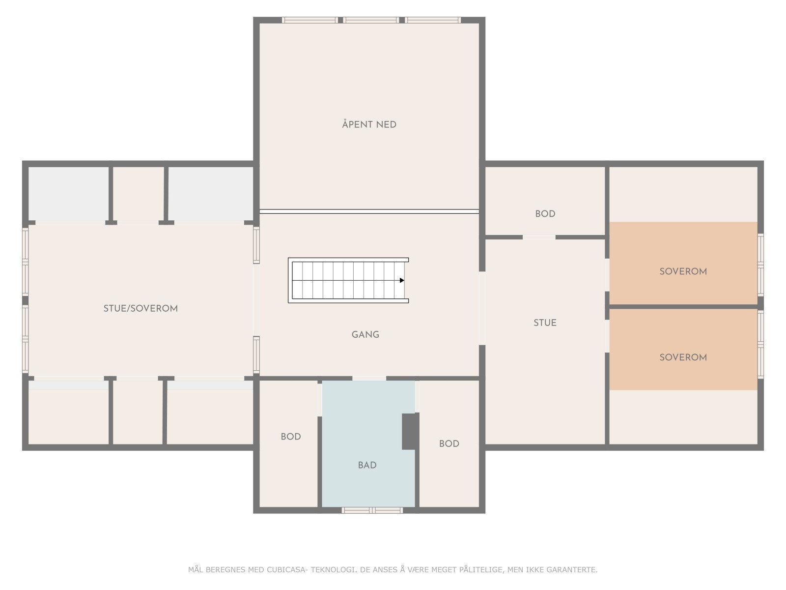Plantegning 2. etg. Galleribilde