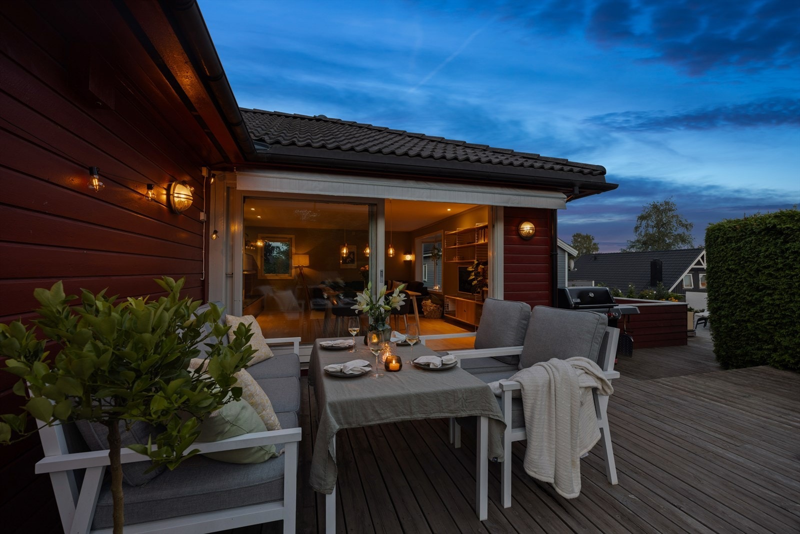 Kveldsbilder tatt i fjor høst. Galleribilde