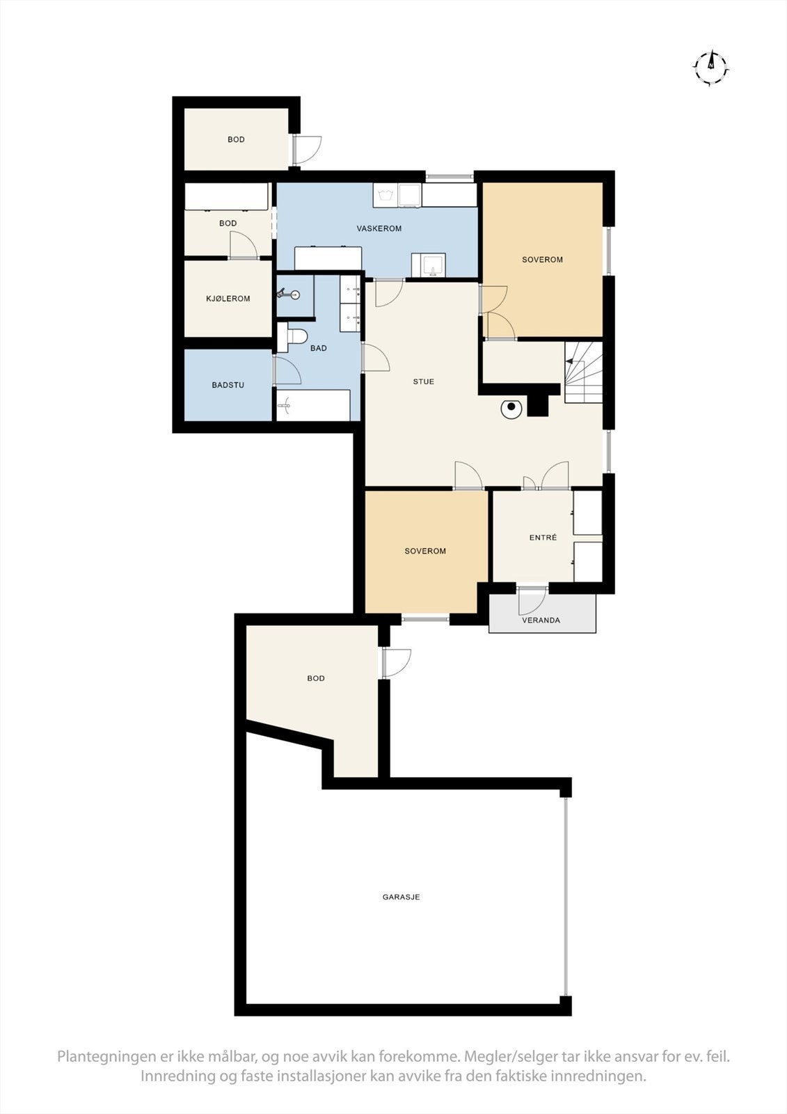 Plantegning 1. Etasje. Bilder følger. Galleribilde