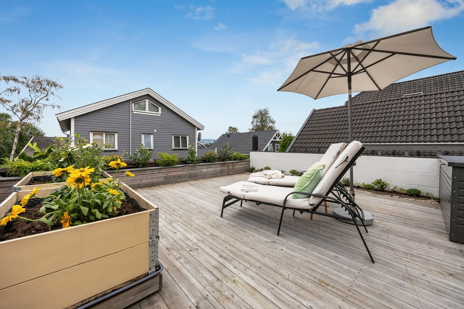 Her ligger alt til rette for avslappende dager i solen. Galleribilde