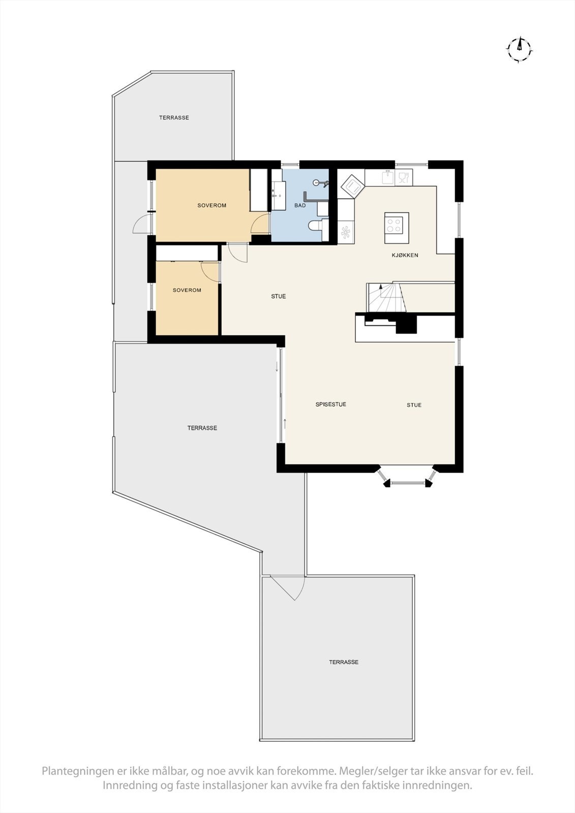 Plantegning 2. Etasje. Bilder følger. Galleribilde