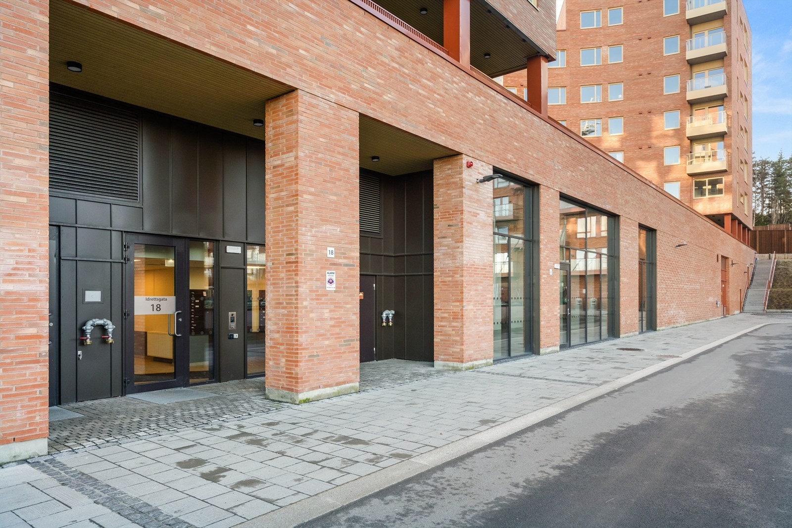 Inngangsparti Galleribilde