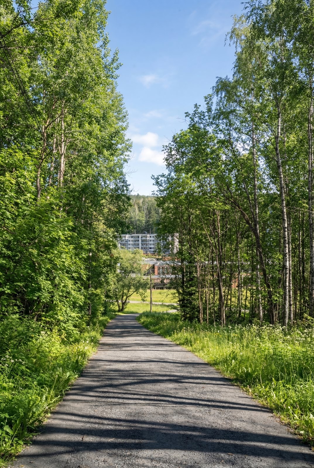 Fra eiendommen er det bilfri vei til både skole og marka, perfekt for en aktiv og trygg hverdag. Galleribilde