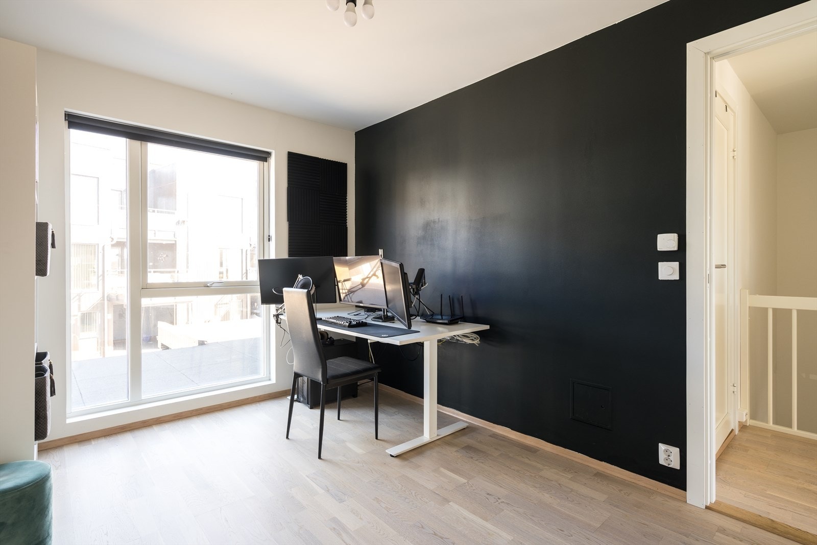 Det siste soverommet benyttes i dag som et kontor. Galleribilde