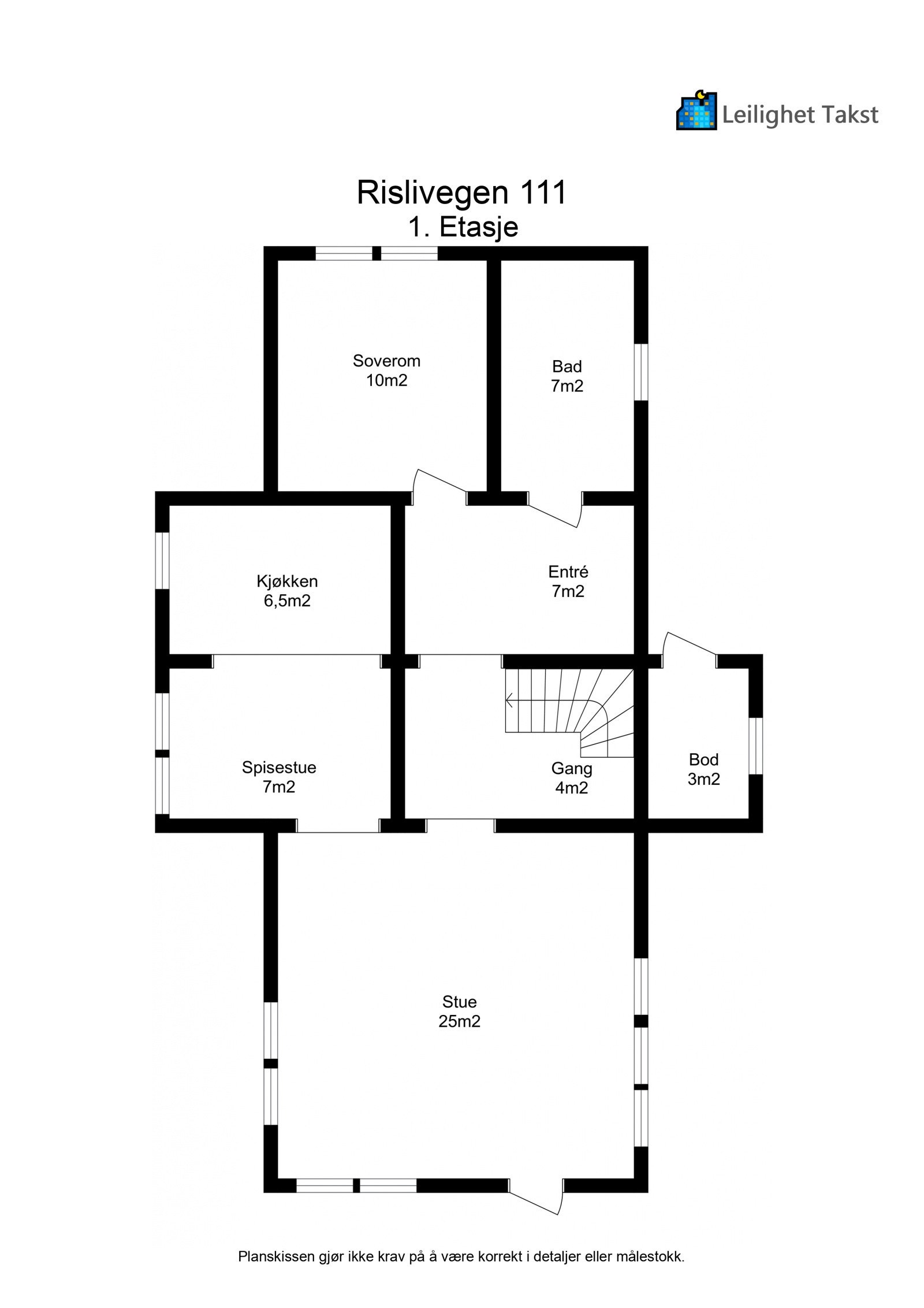 Planskisse Galleribilde