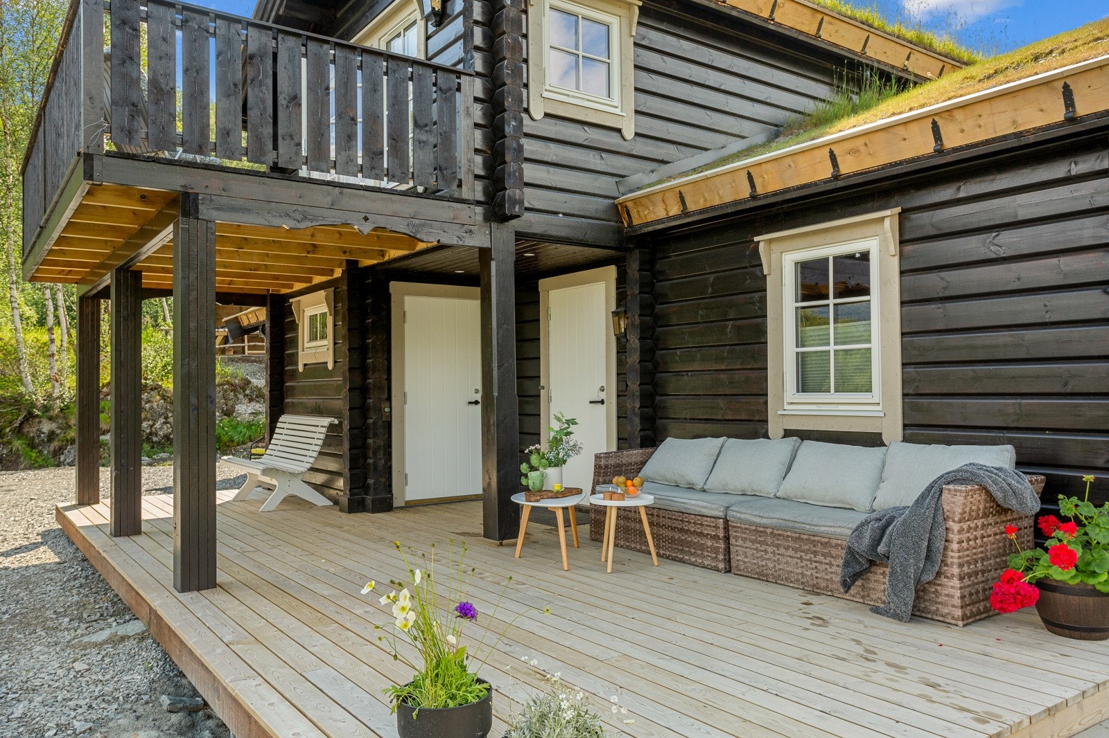 Utebod i tilknytting til hytta Galleribilde