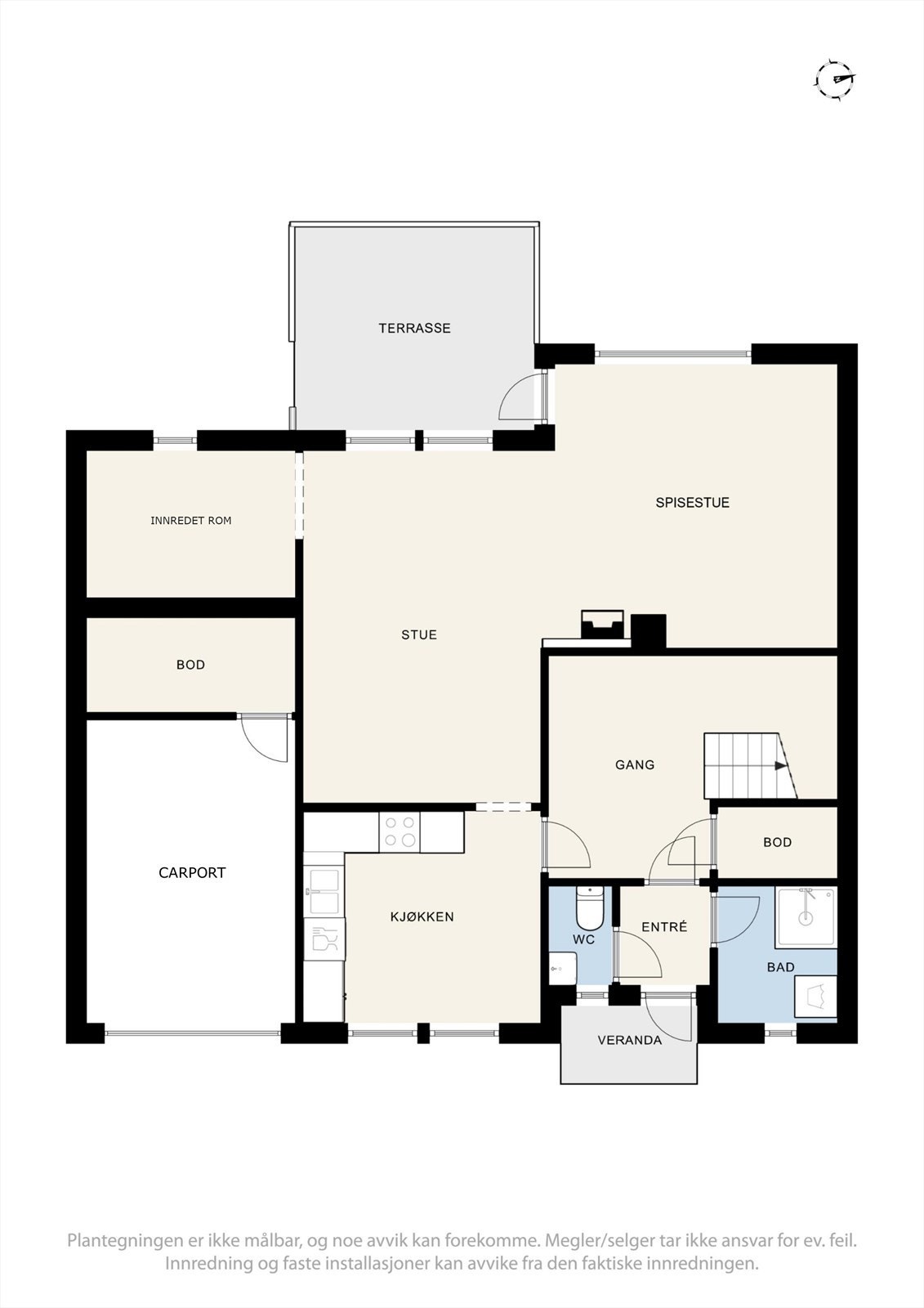 Plantegning Galleribilde