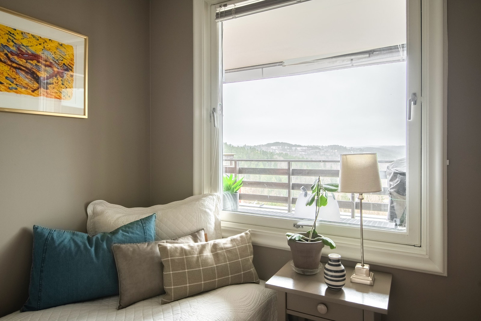 Også her er det en fin utsikt fra vinduet. Galleribilde