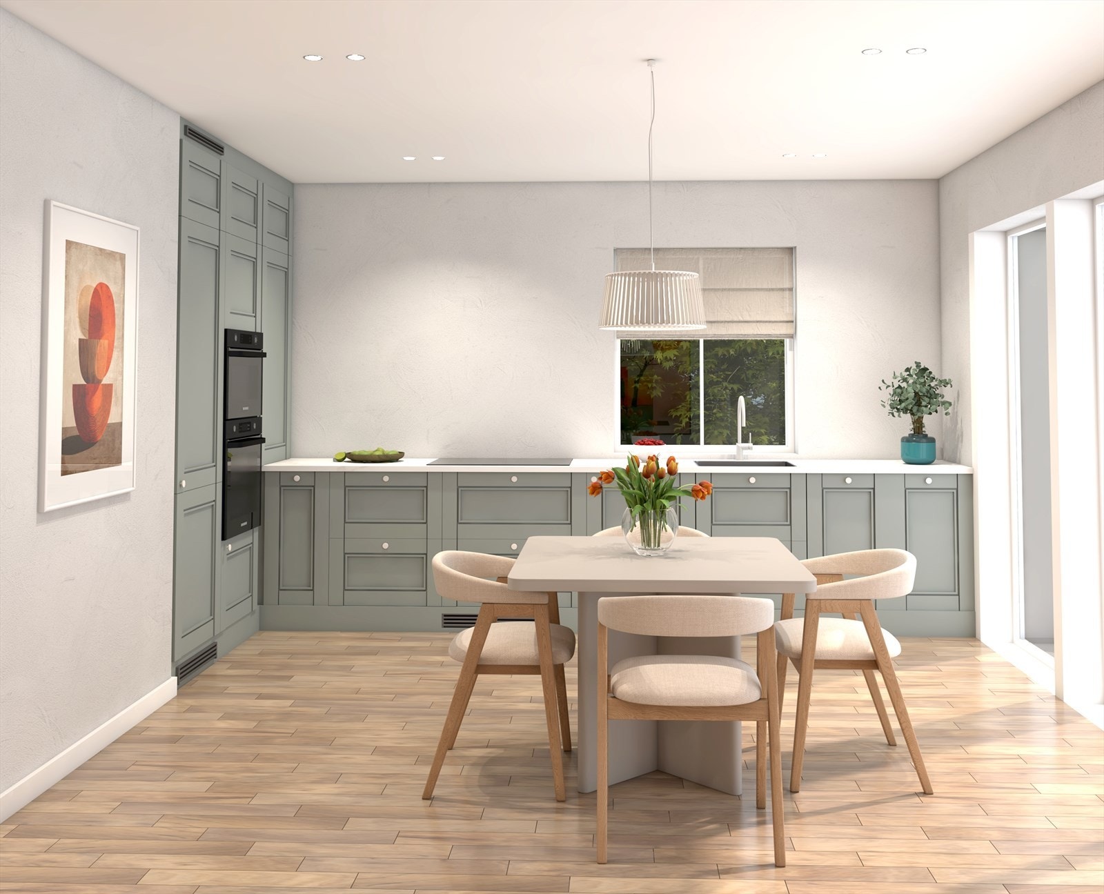 Illustrasjon kjøkken Galleribilde