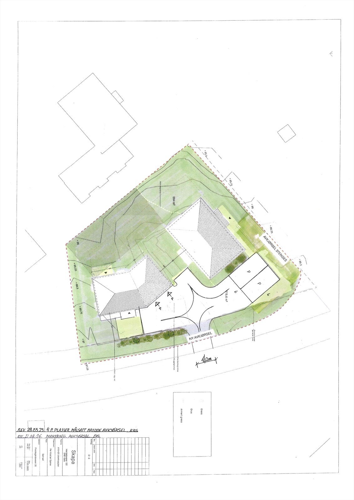 Prestgadsveien 39 B - utomhusplan Galleribilde