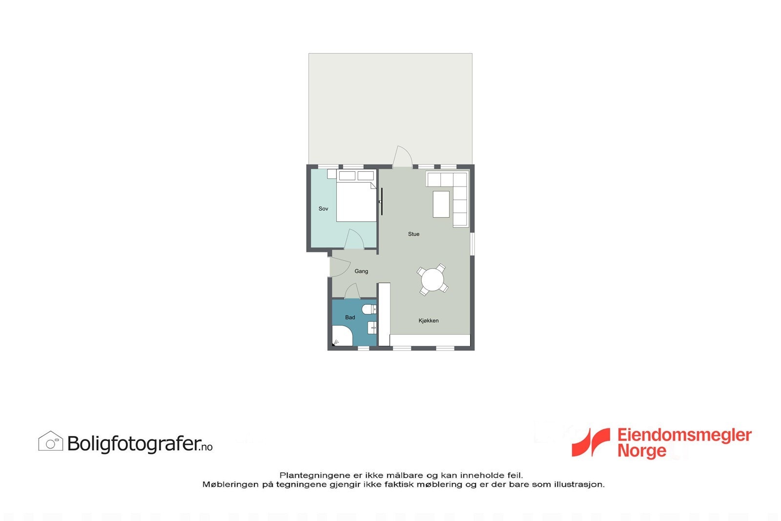 Plantegning 1. etasje Galleribilde