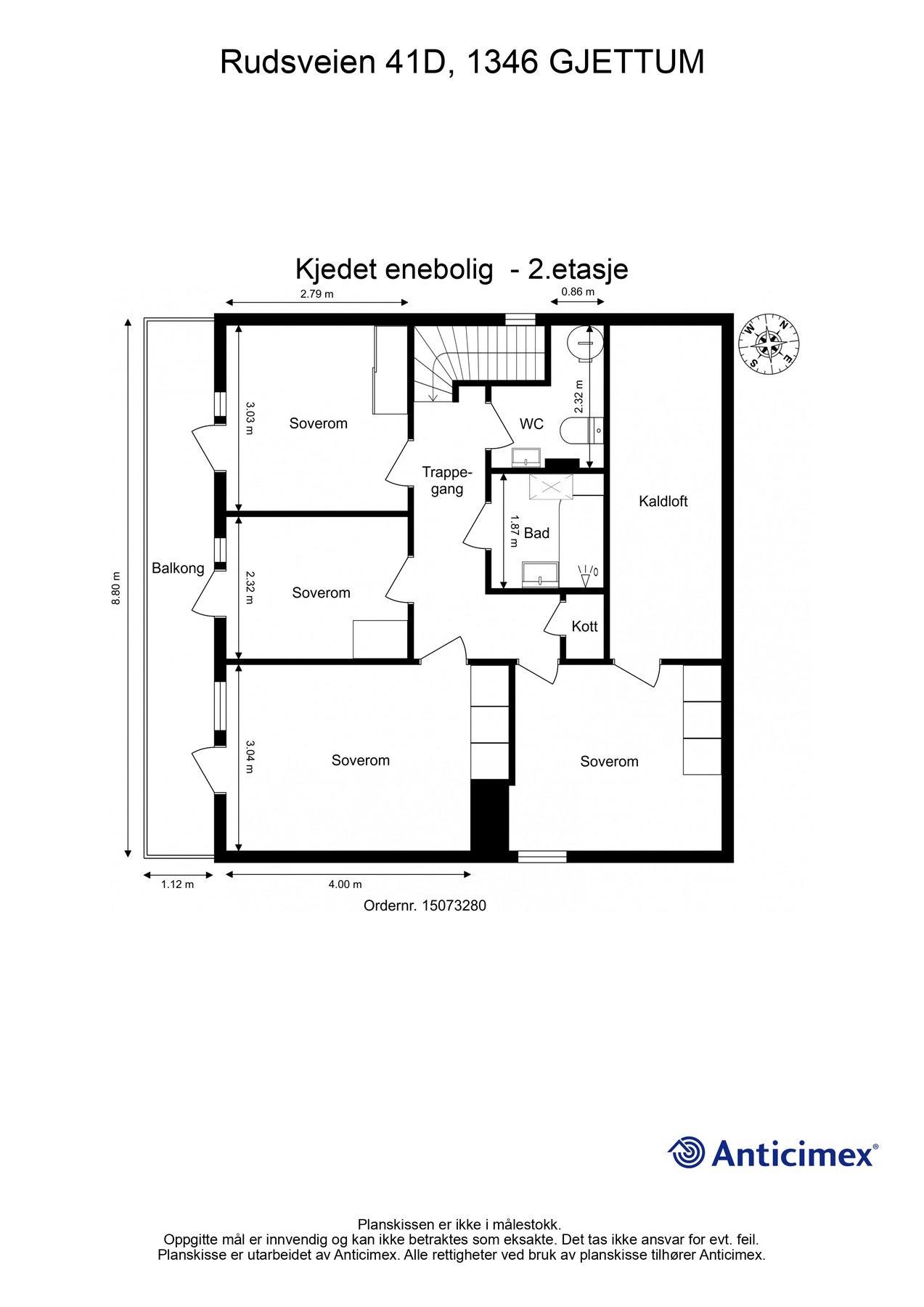 Plantegning 2.etg Galleribilde