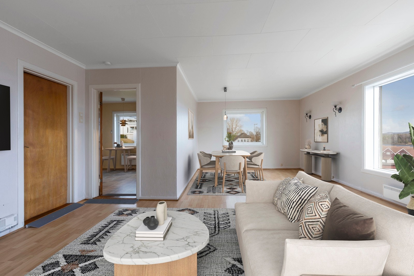 Bildet er digitalt stylet for å illustrere boligens muligheter Galleribilde