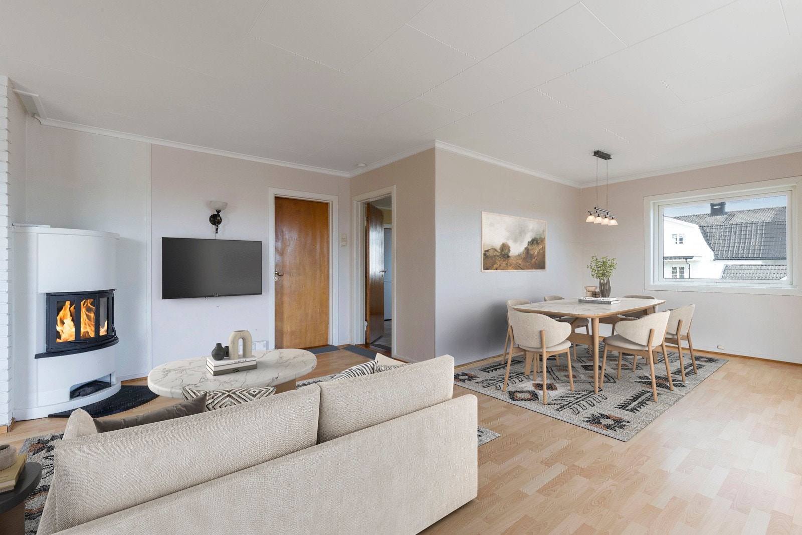 Bildet er digitalt stylet for å illustrere boligens muligheter Galleribilde