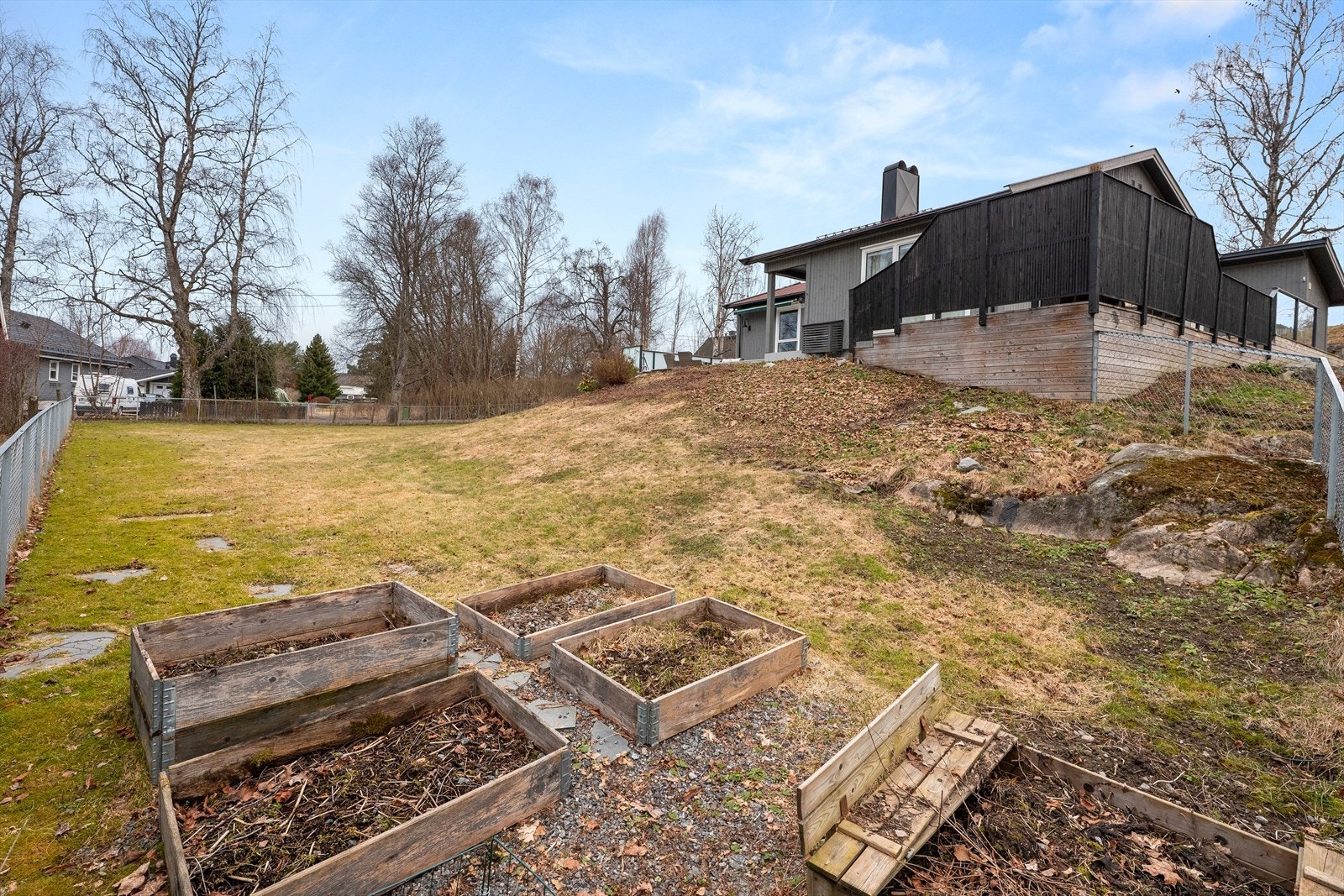 For den med grønne fingre er det klargjort med plantekasser for dyrking av egne urter og grønnsaker. Galleribilde