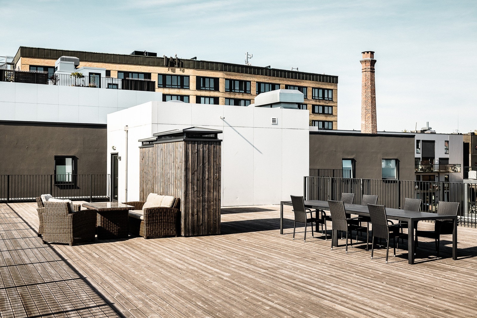 Her kan du sole deg, lese en bok eller invitere venner til en uformell samling. Galleribilde