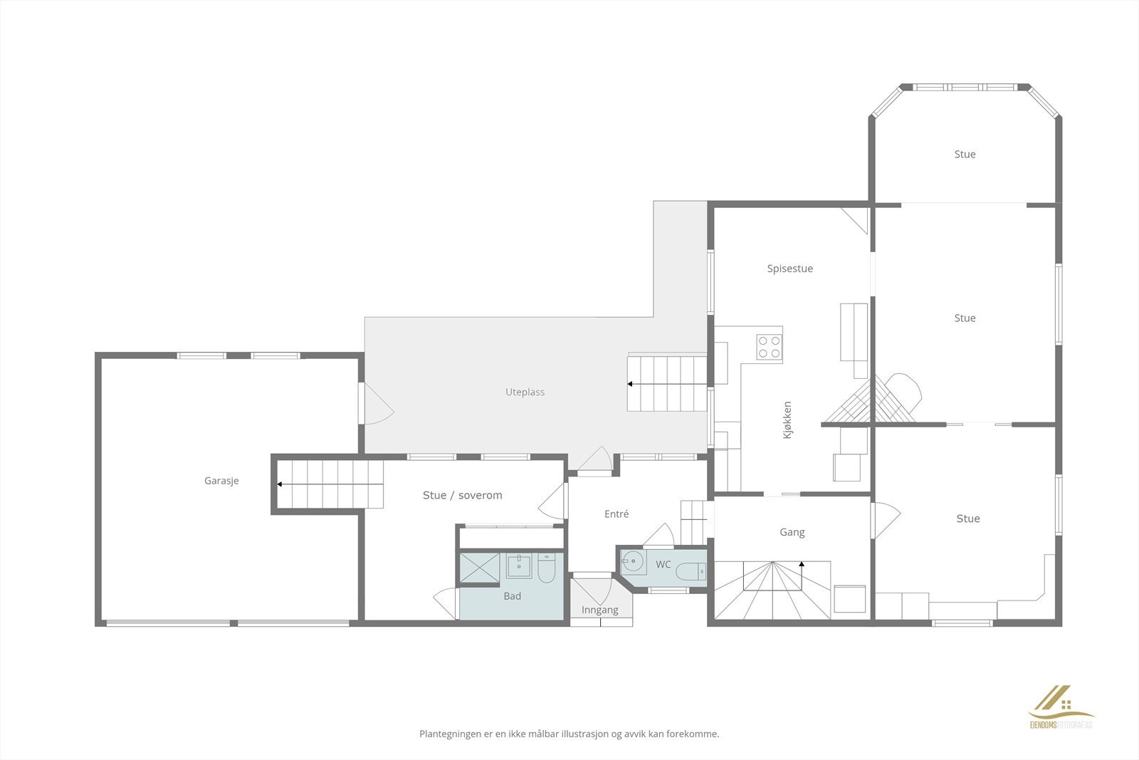 Plantegning Galleribilde