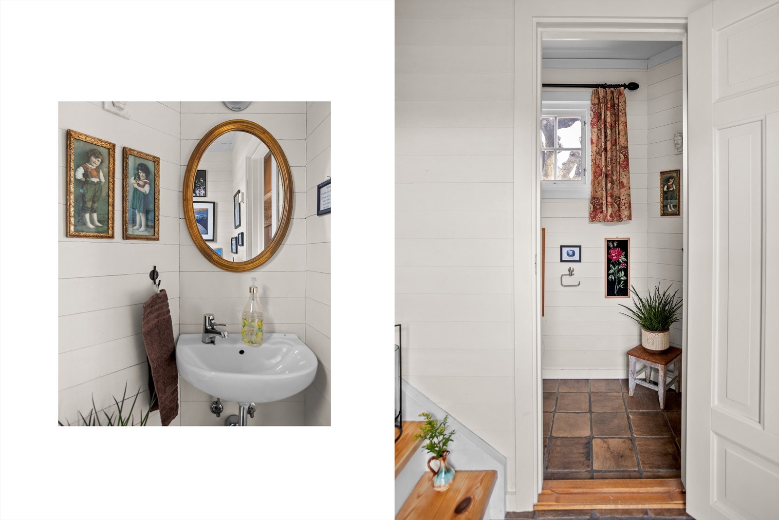 I tilknytning til entreen er det gjestetoalettrom med wc og servant. Galleribilde