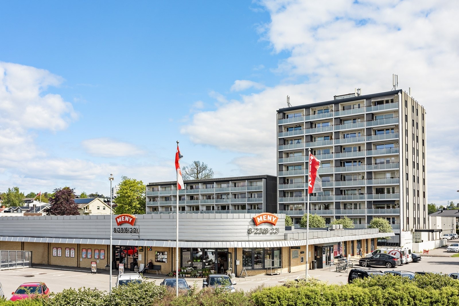 Kort vei også til dagligvareforretninger på Heimdal. Galleribilde